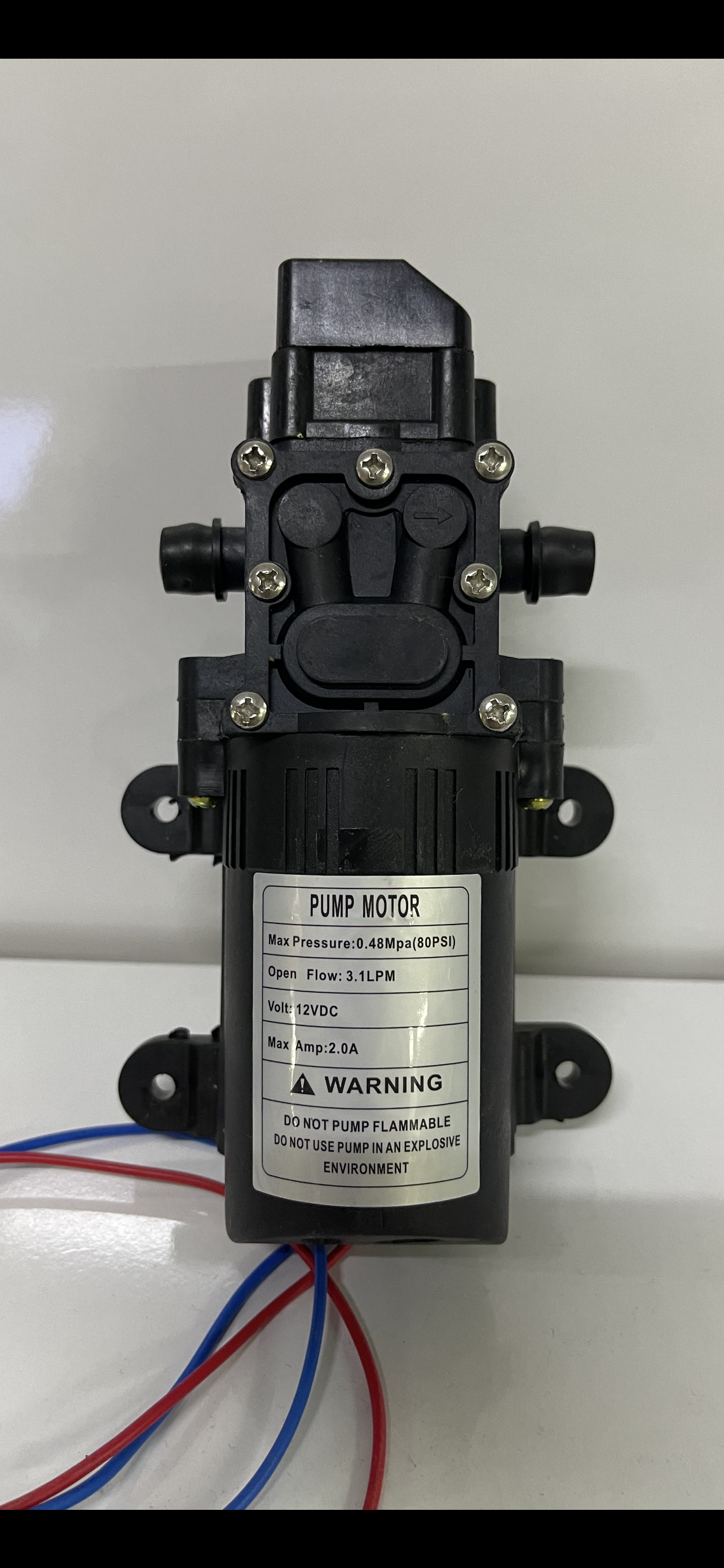 Akülü Su Aktarma ve İlaçlama Motoru Pompası 12 Volt