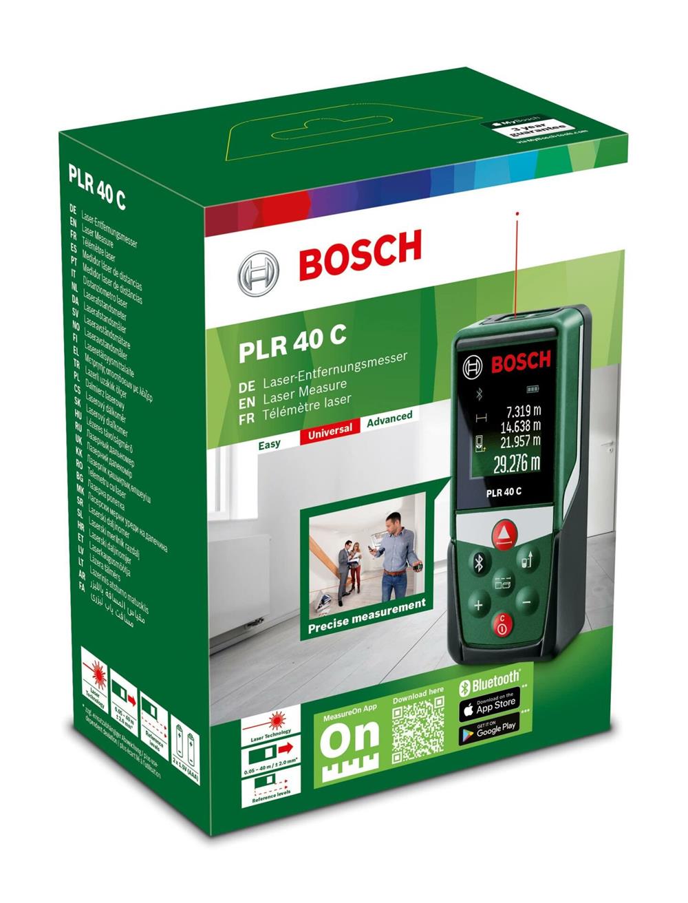 Bosch PLC 40 C Lazerli Uzaklık Ölçer Metre