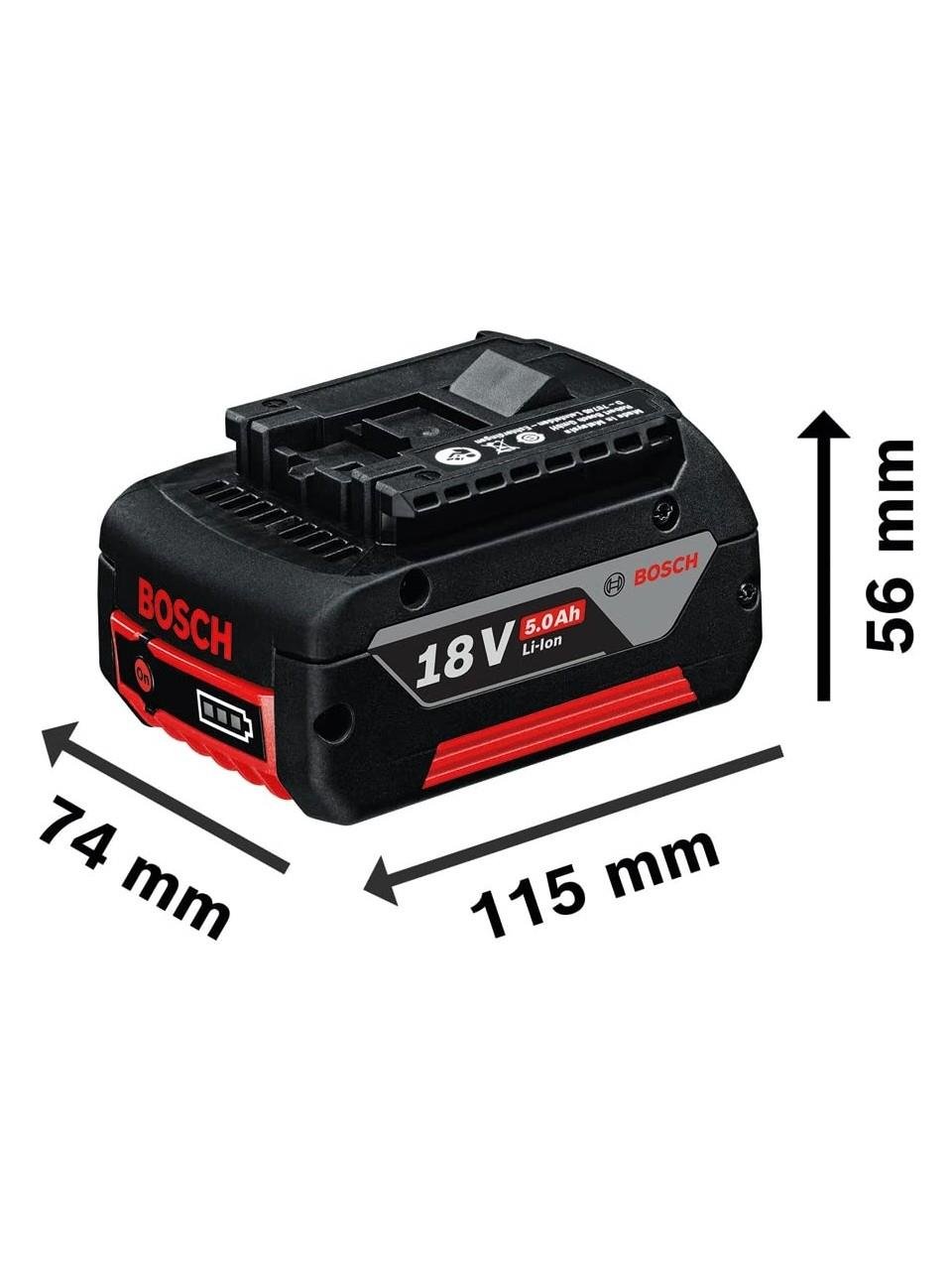 Bosch Professional GBA 18 Volt 5.0 Ah Li-ion Akü