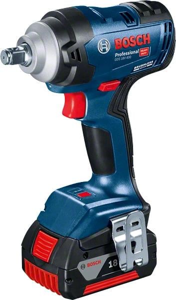 Bosch Professional GDS 18V-400 2 x 5.0Ah Çift Akülü Darbeli Somun Sıkma Makinesi