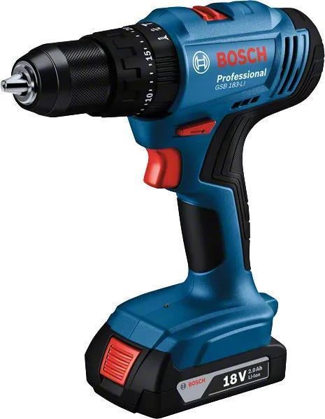 Bosch Professional GSB 183-LI 2 AH Tek Akülü Darbeli Vidalama - 06019K9101