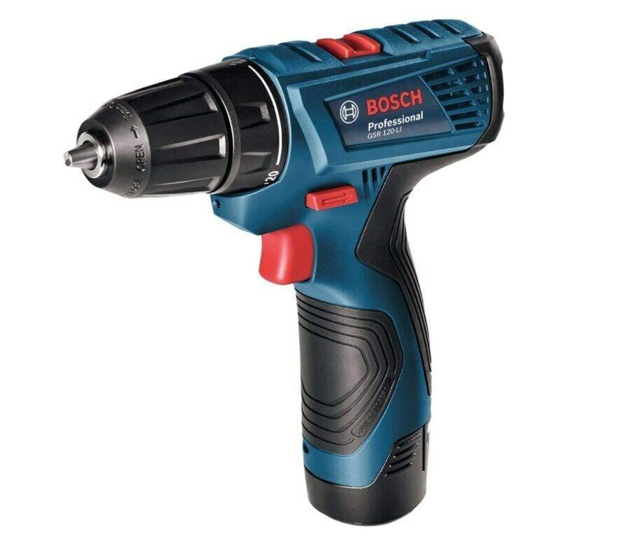 Bosch Professional GSR 120-LI 2x2.0Ah Çift Akülü Delme/Vidalama Makinesi - 06019G8000