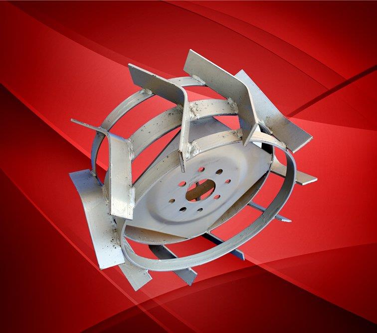 Çapa Makinası Demir Teker Takımı Aks Dahil