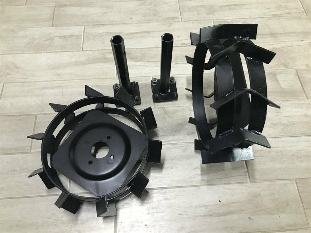 Çapa Makinası Demir Teker Takımı Aks Dahil