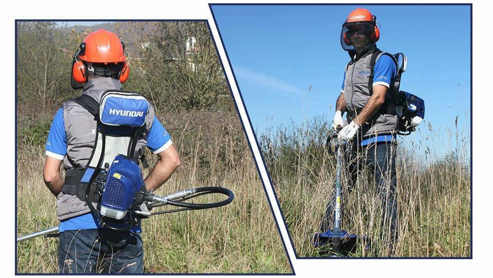 Hyundaı HYX52S Motorlu Tırpan Sırt Tipi 2.1 Hp