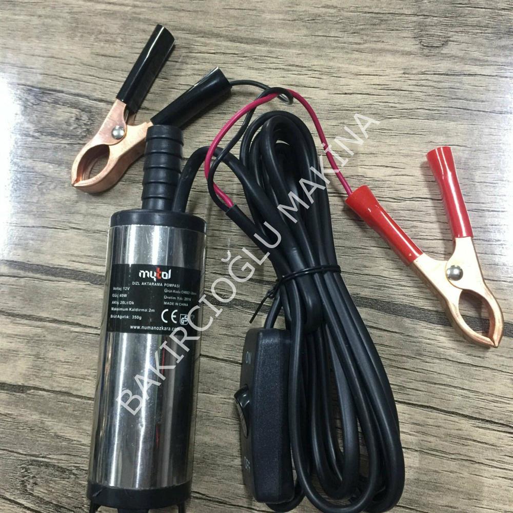 Mytol CH8021 12 Volt Varil Tipi Dalgıç Mazot Aktarma Pompası
