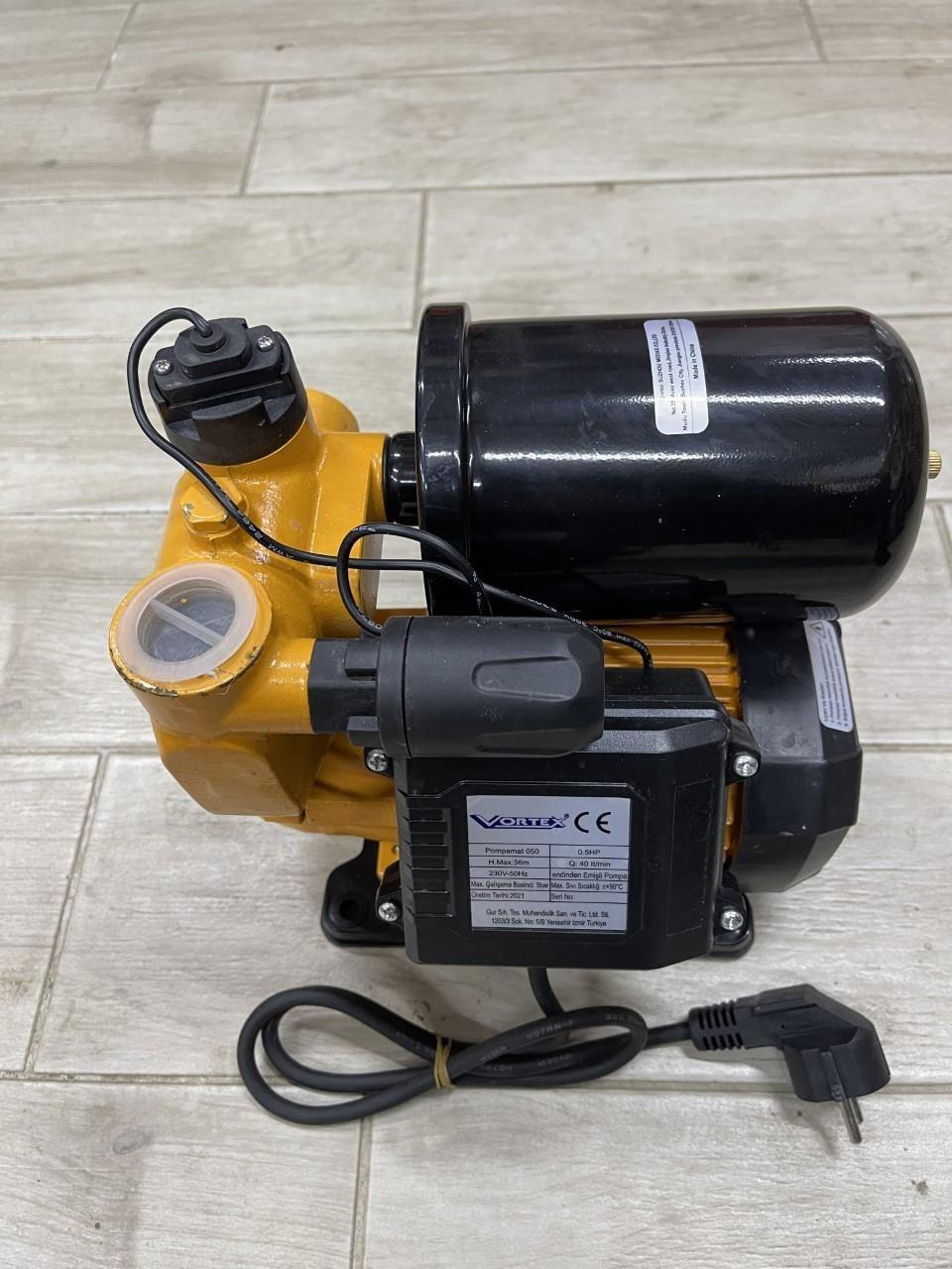 Vortex Pompamat 0.5 Hp Sıcak Su Basınç Arttırıcı Tam Otomatik