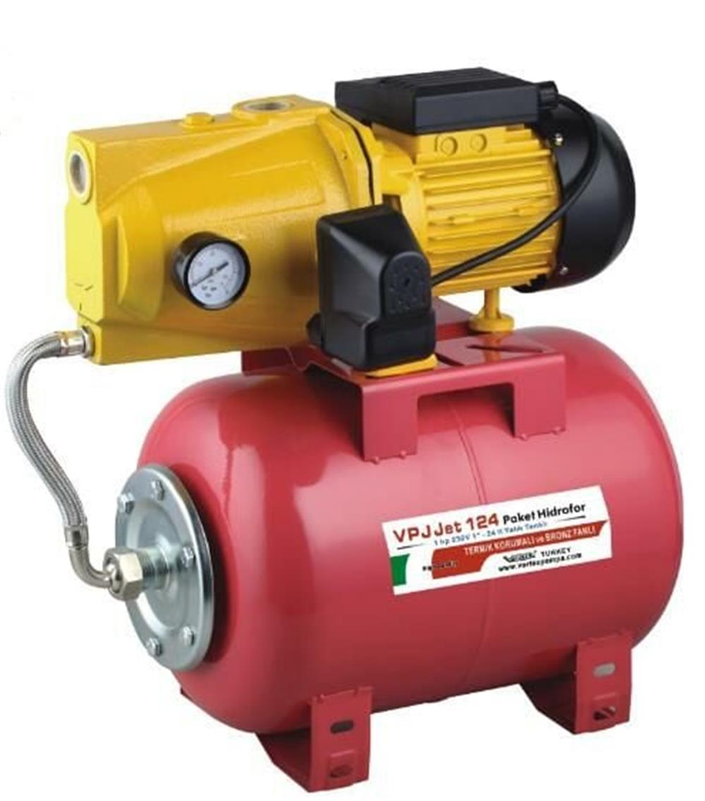 Vortex VPJ JET 124 24 Lt. Yatık Tanklı Hidrafor 5 Kat 6 Daire