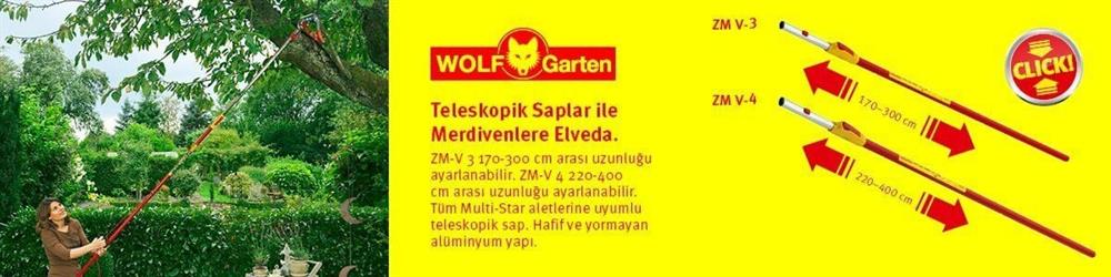 Wolf Garten ZM-V 4 Teleskopik Vario Sap 4 mt