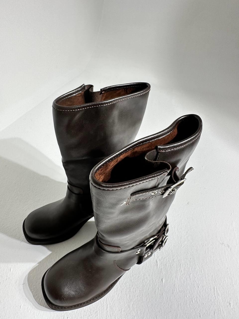 3002 Acı KahveTokalı Kadın Çizme