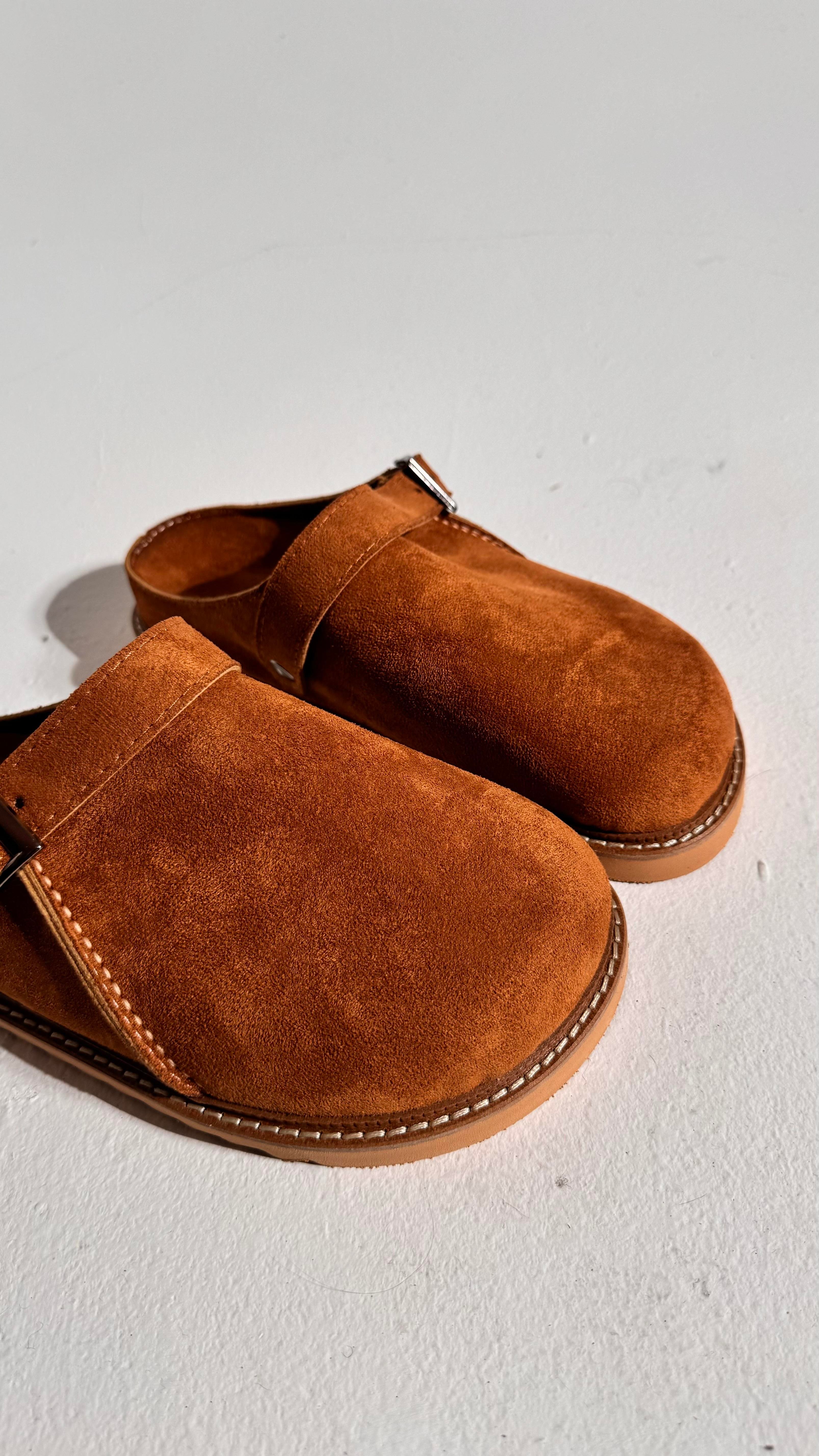 Boston Taba Süet Kalın Taban Terlik