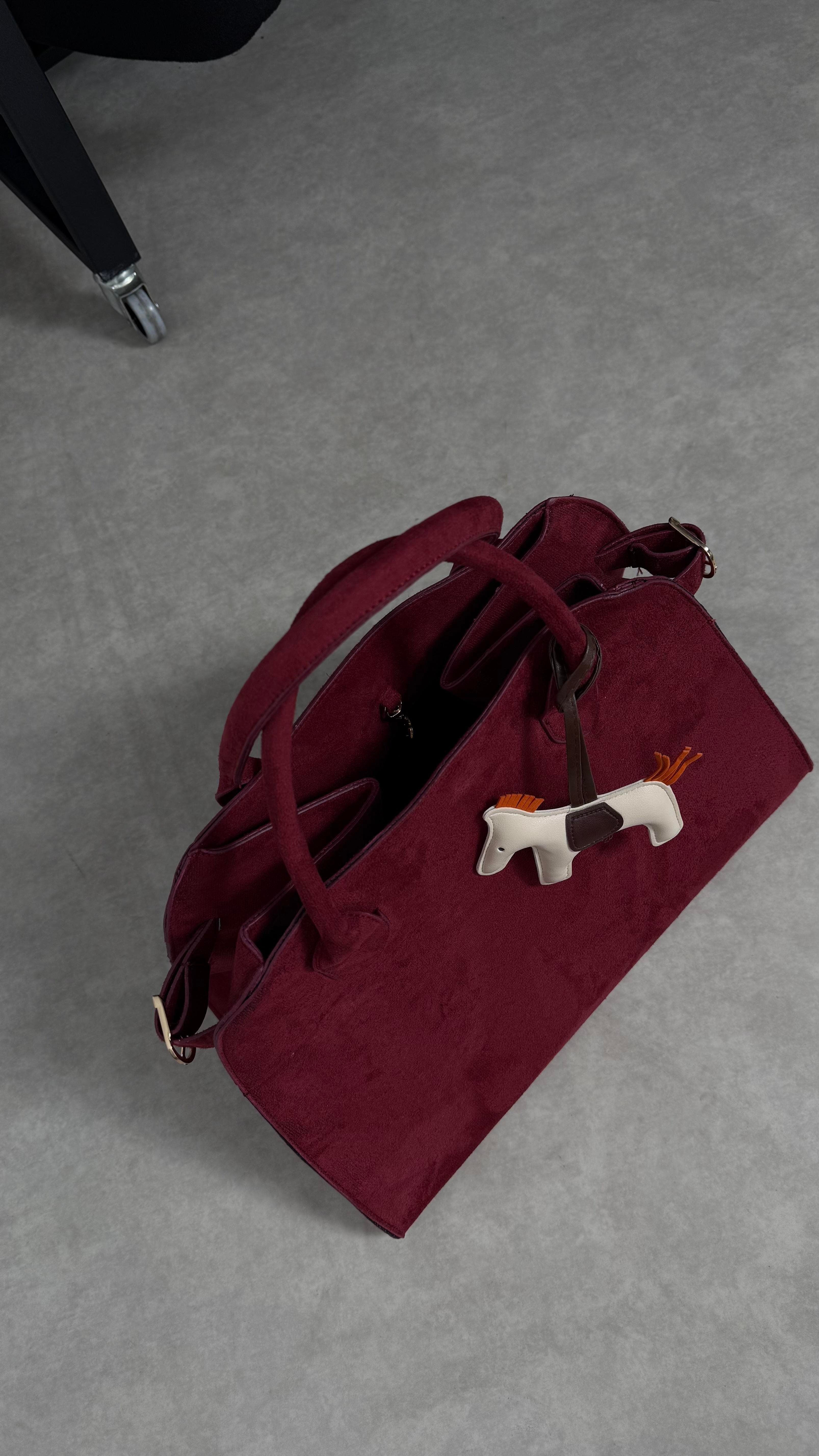 Charm Aksesuar Bej Kahve