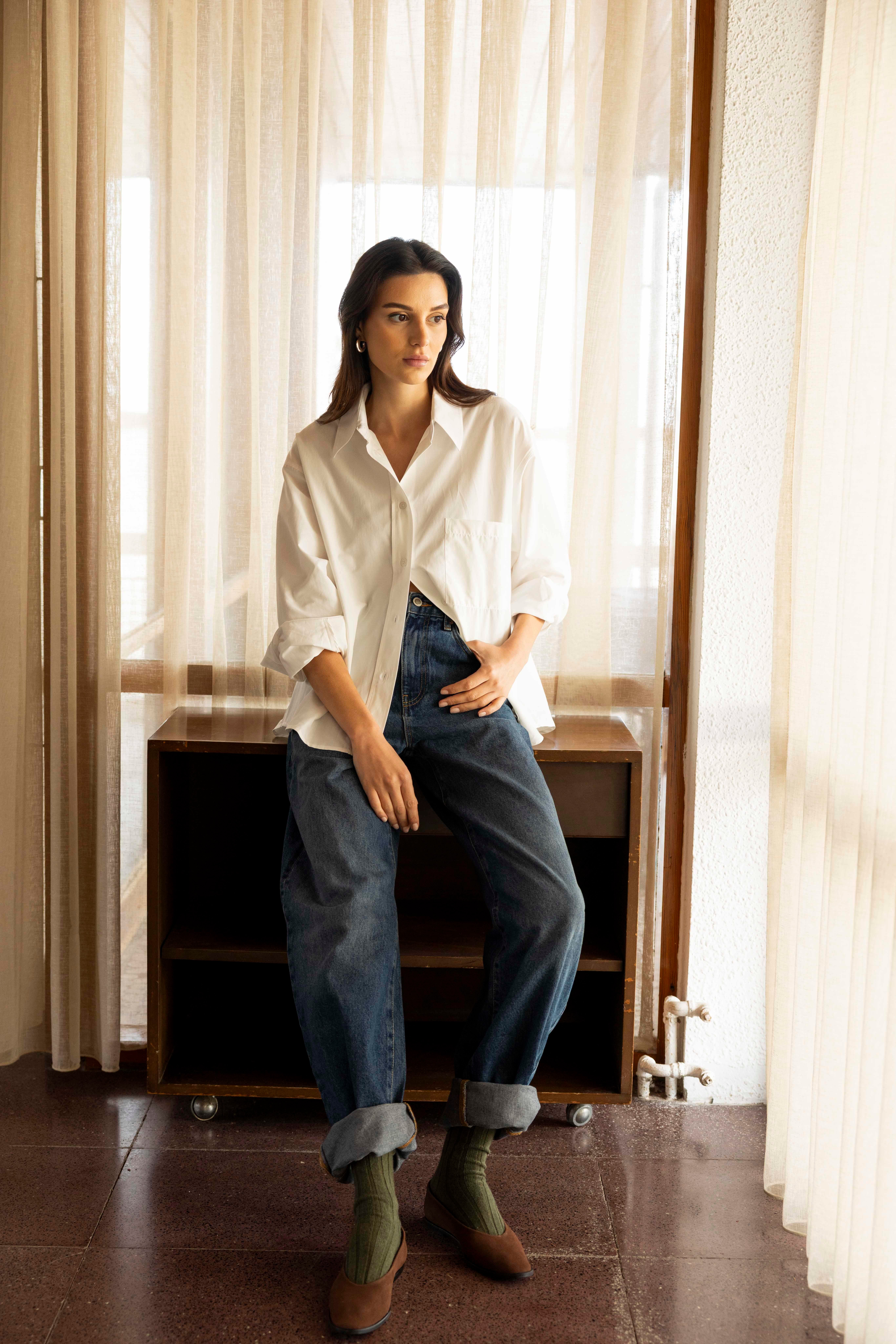 Ella Acıkahve Süet Kadın Babet Ayakkabı