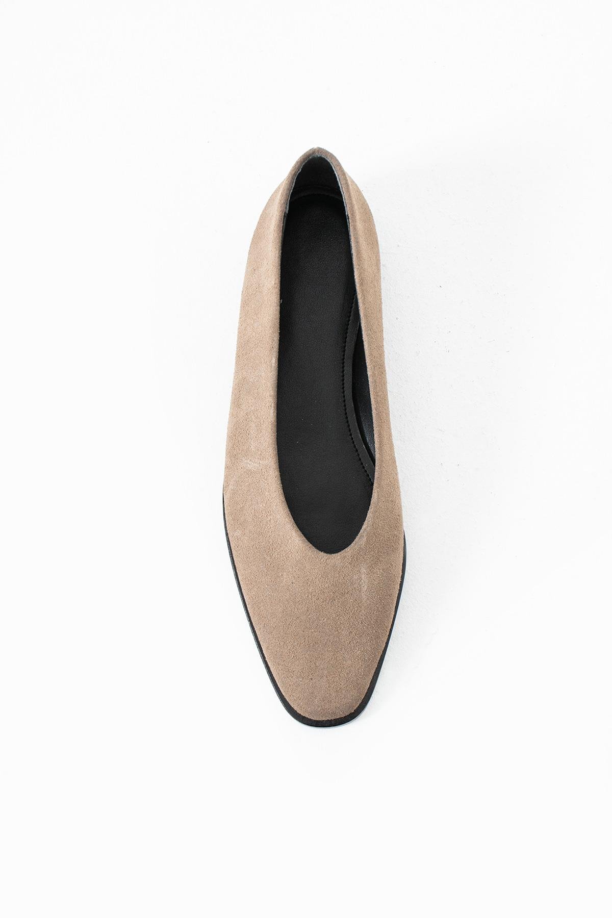 Ella Vizon Süet Kadın Babet Ayakkabı