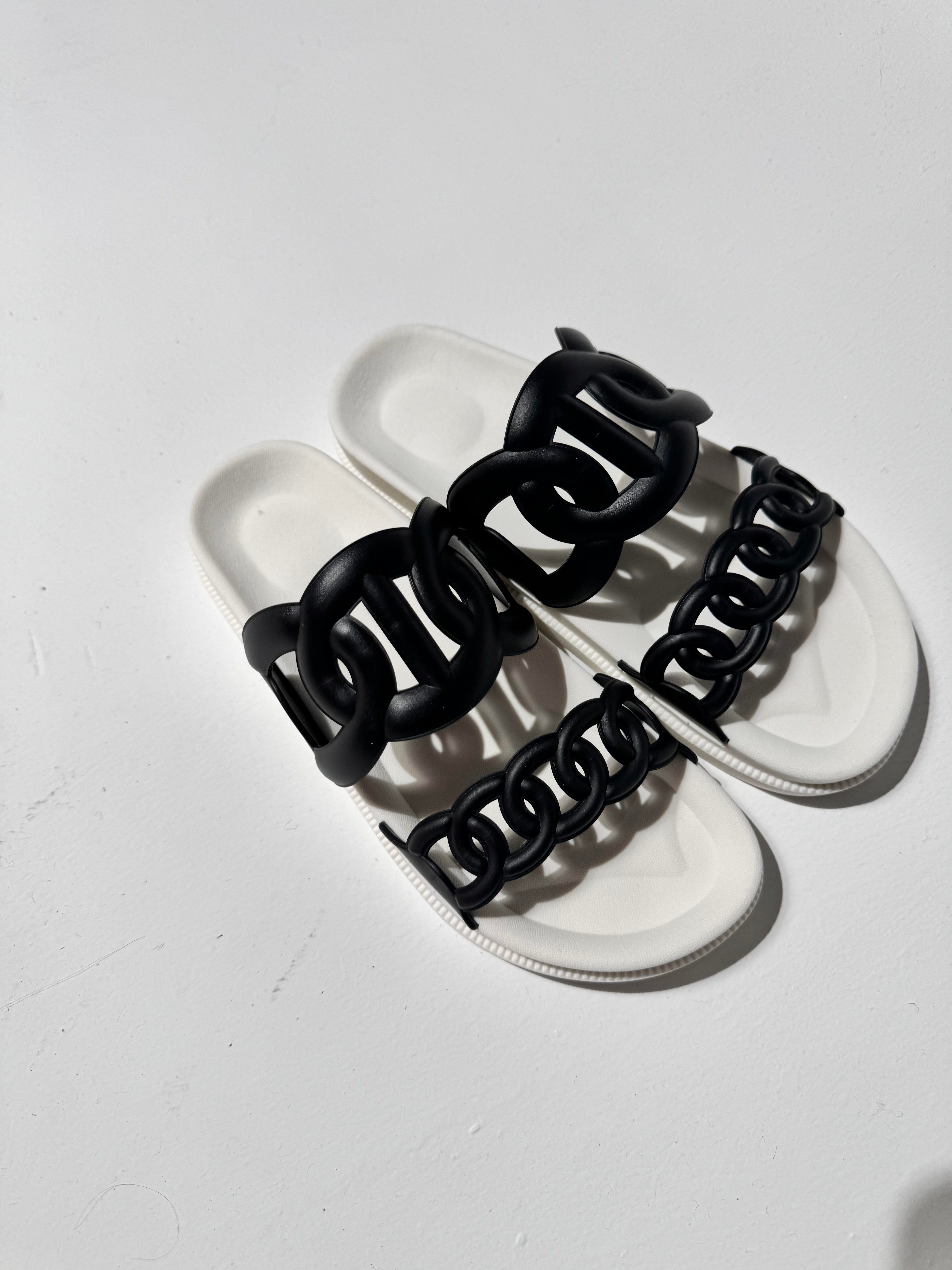 Hero Siyah Çift Bantlı Light Terlik