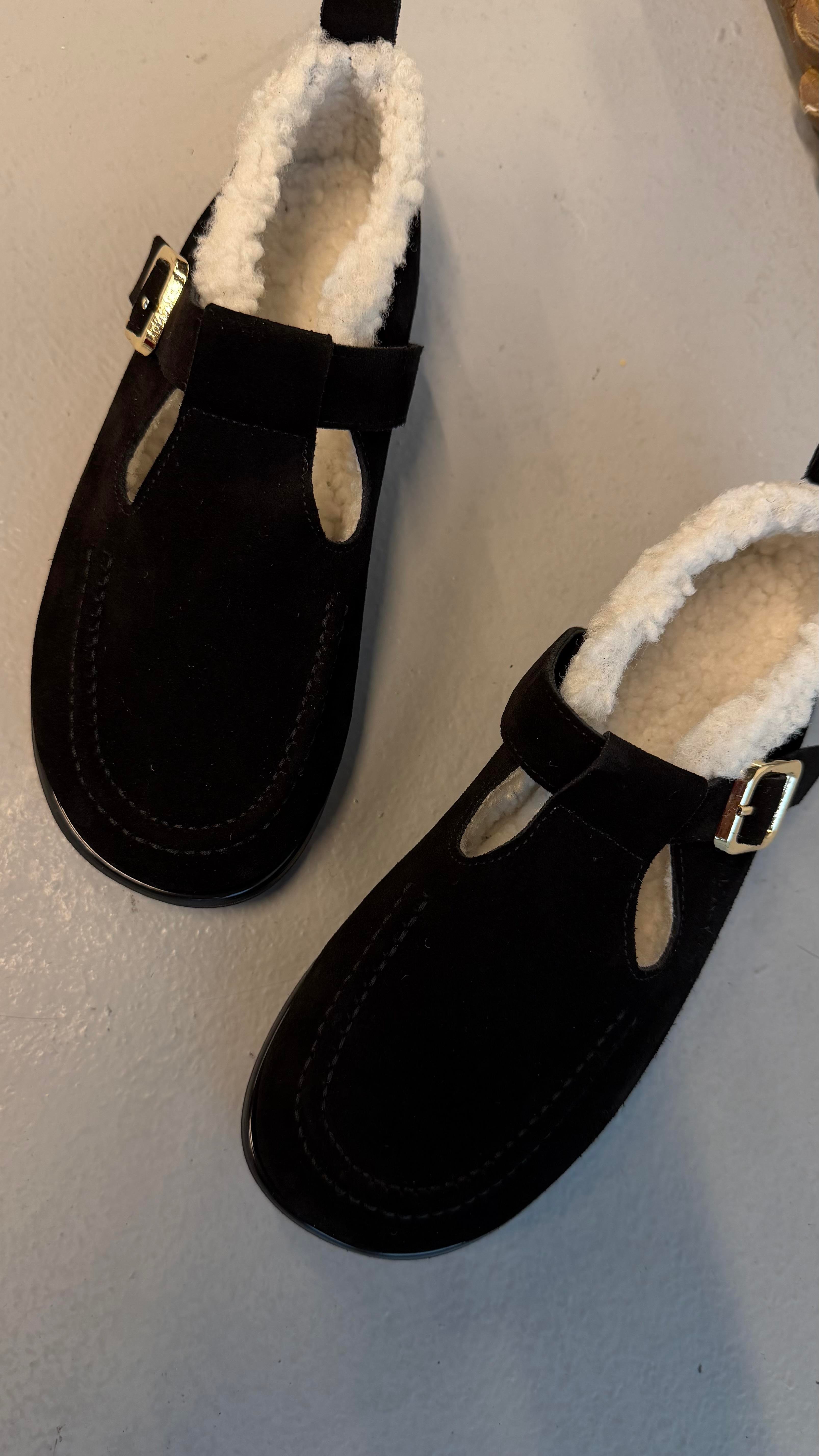 Laven Hakiki Deri Siyah Loafer
