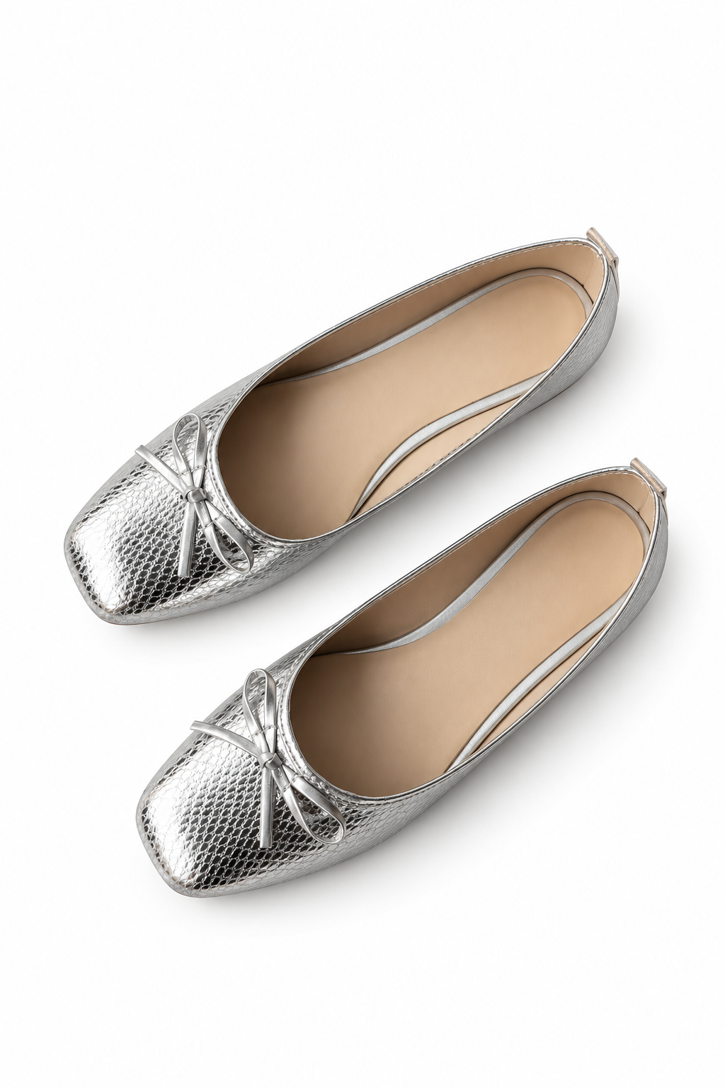 Lumé Silver – Fiyonk Detaylı Gümüş Babet