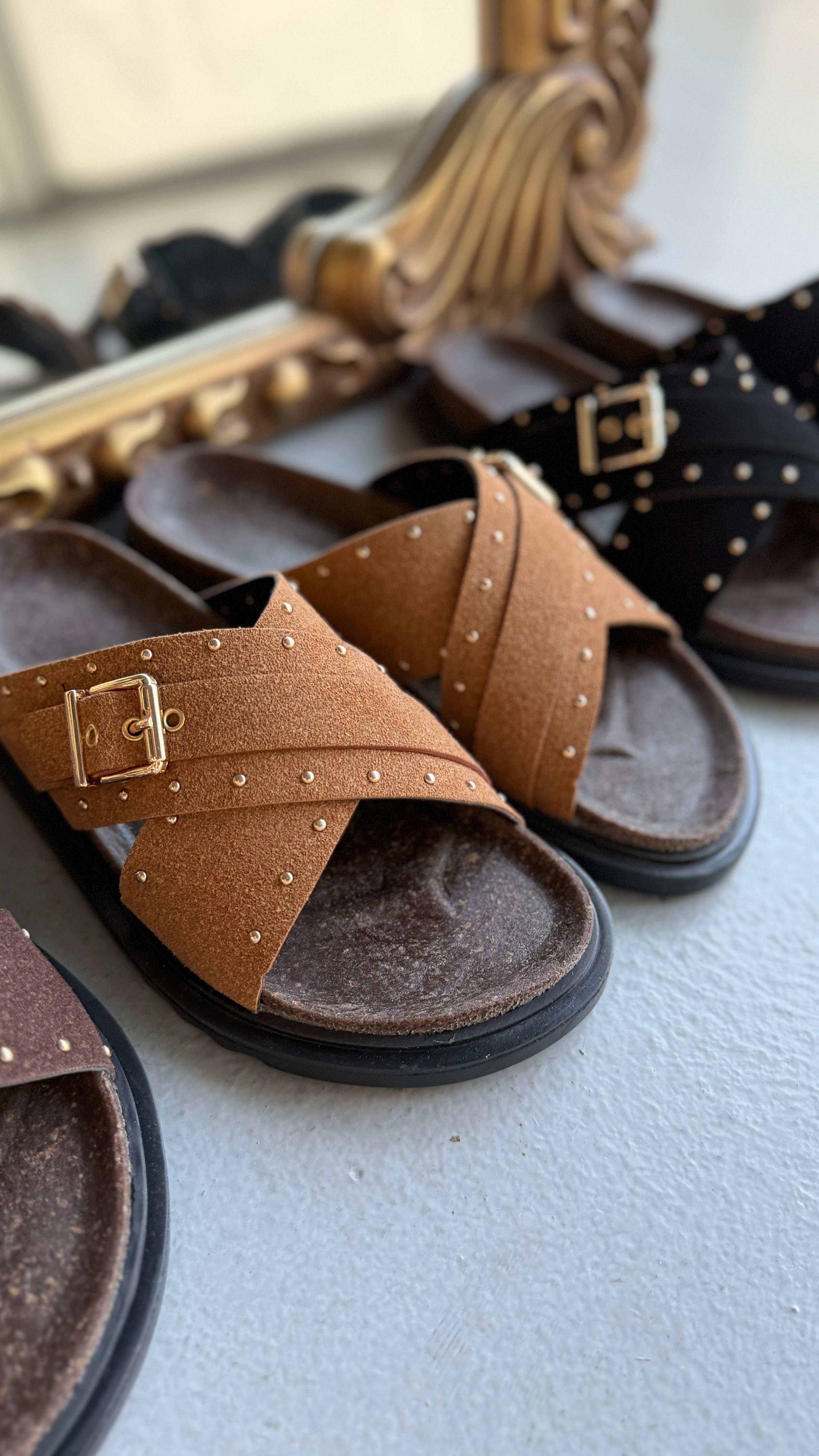 Mocca Muse Taba Tokalı Comfort Terlik