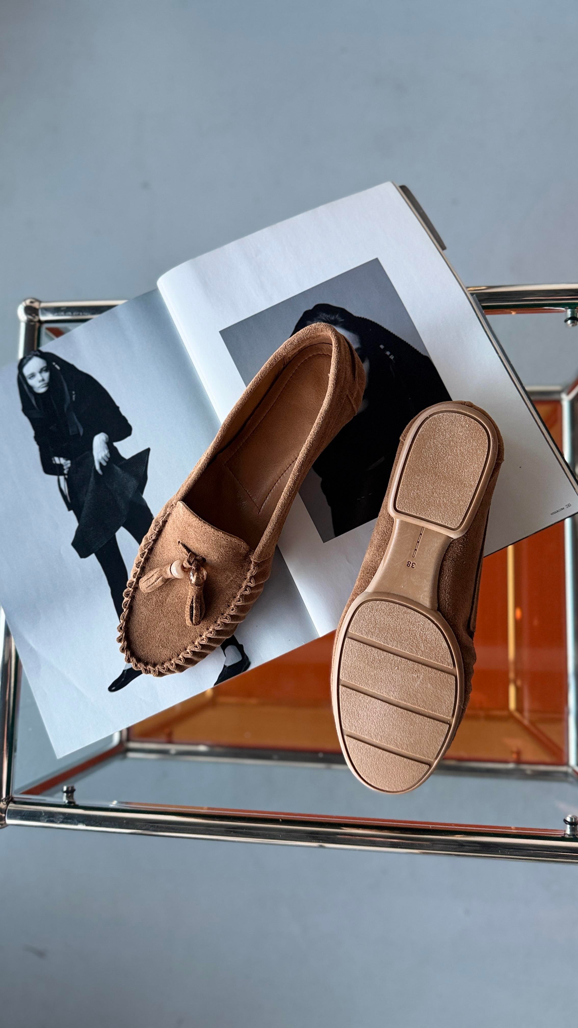 Perla Taba Hakiki Süet Makosen