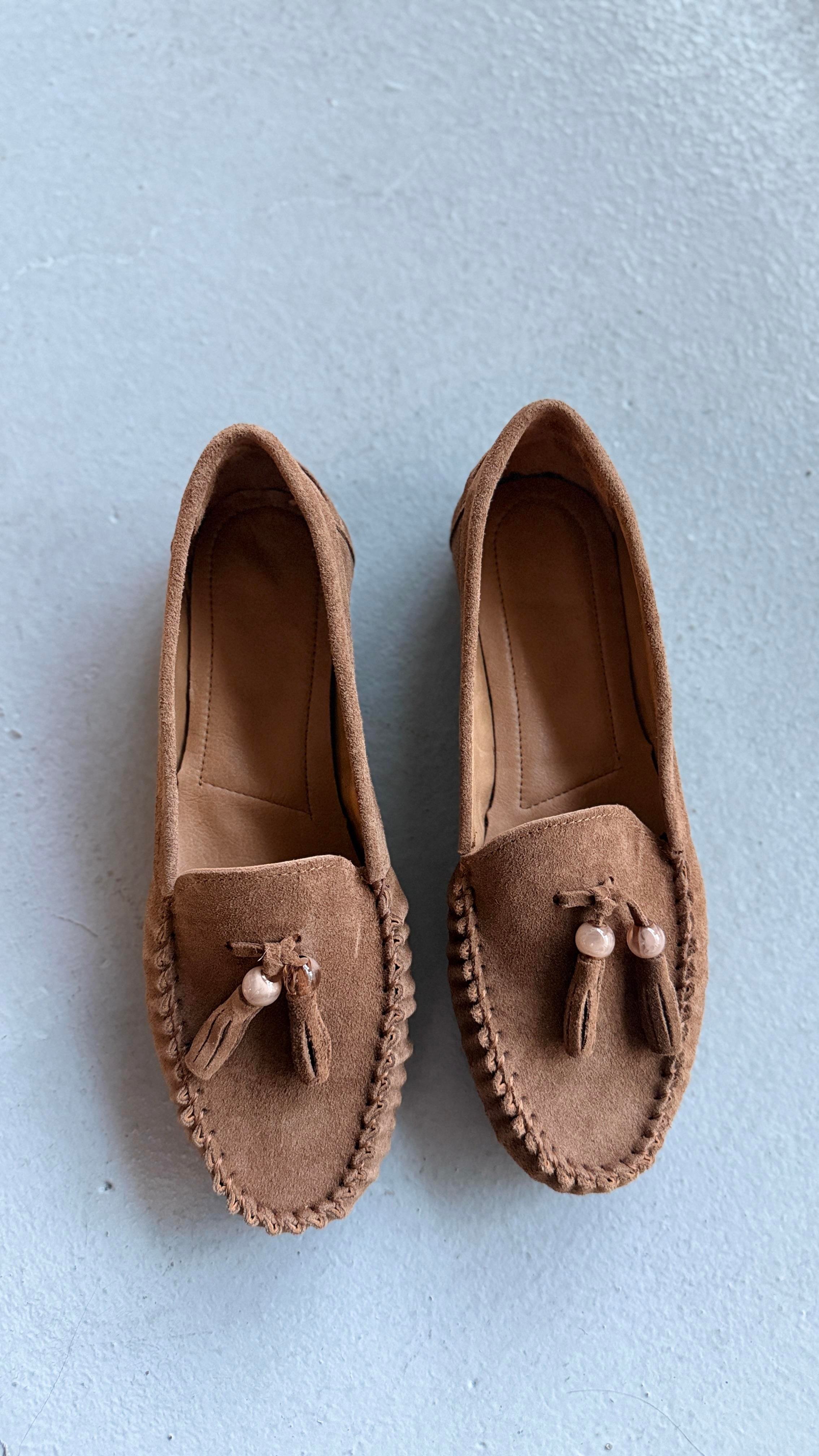 Perla Taba Hakiki Süet Makosen