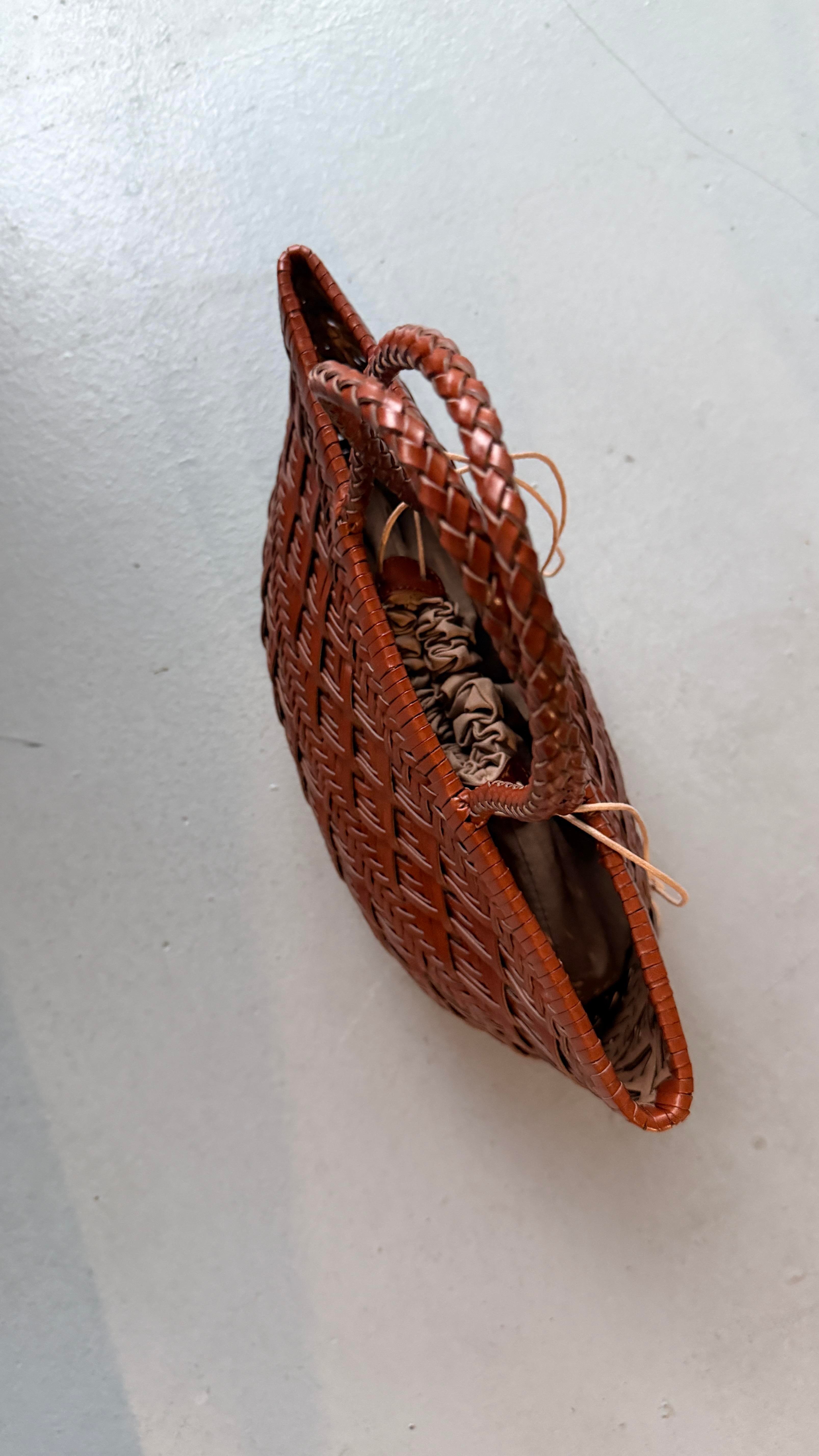 Raphael Karamel Örgü Kadın El Çantası