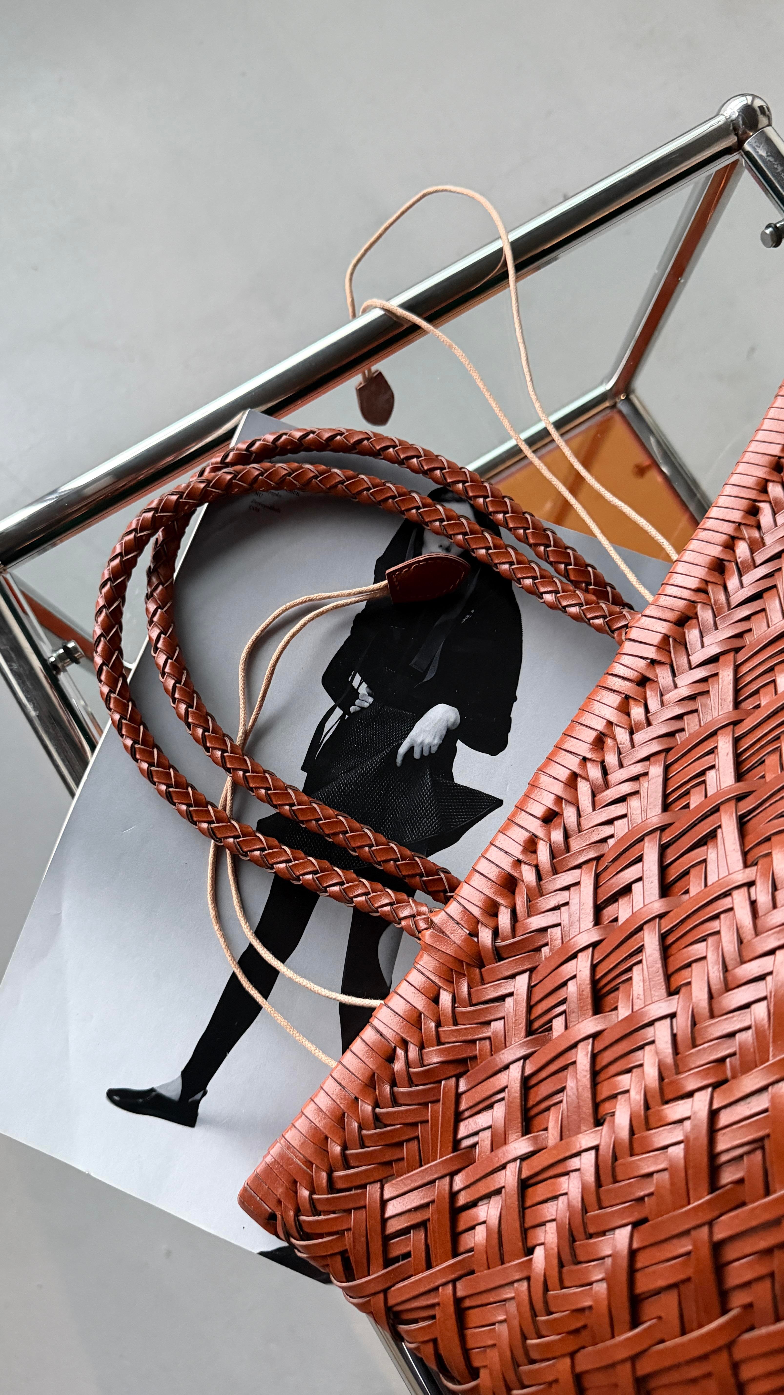 Raphael Karamel Örgü Kadın El Çantası