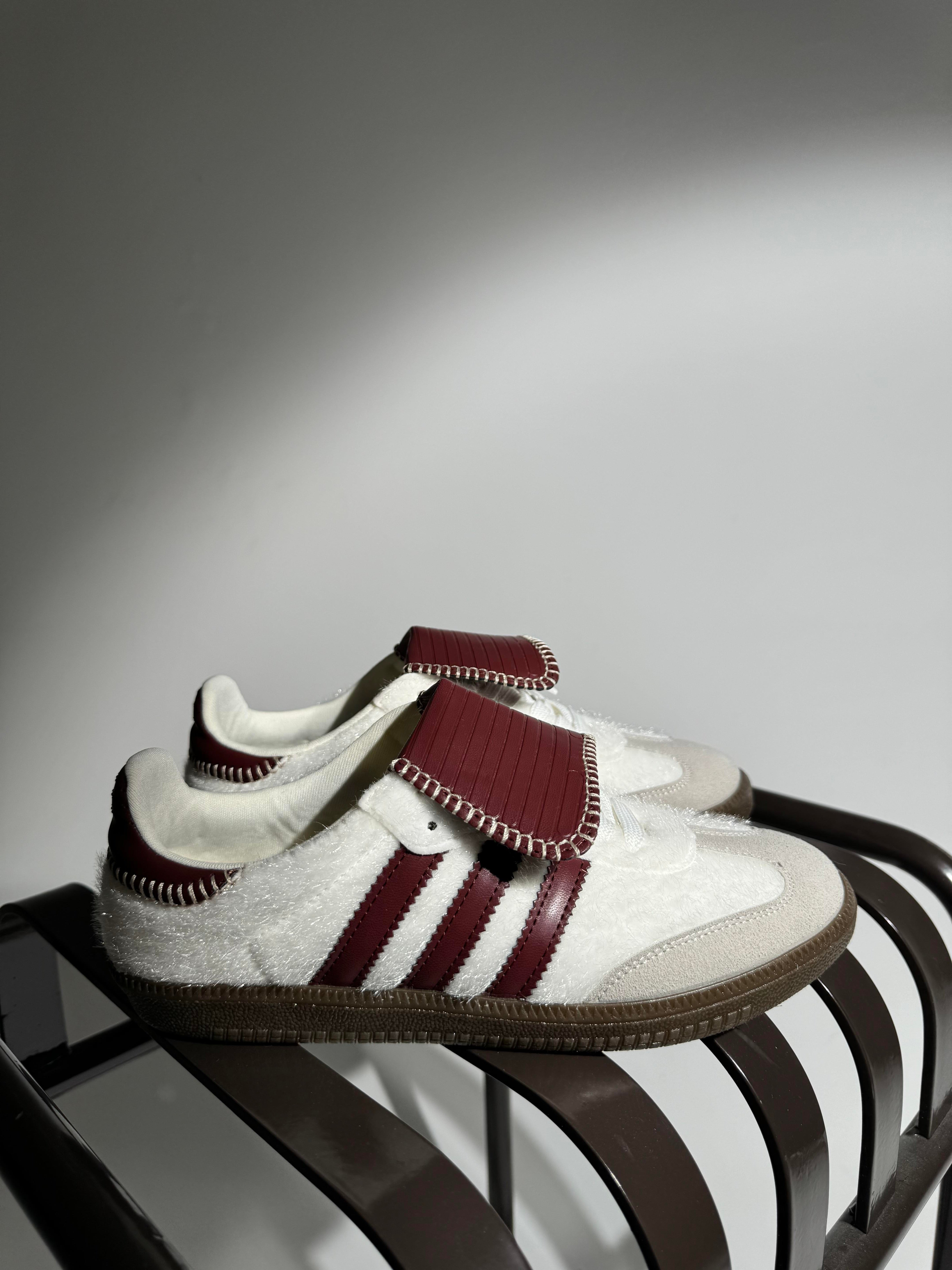 Sacha Dilli Bej Bordo 3Bantlı Sneaker