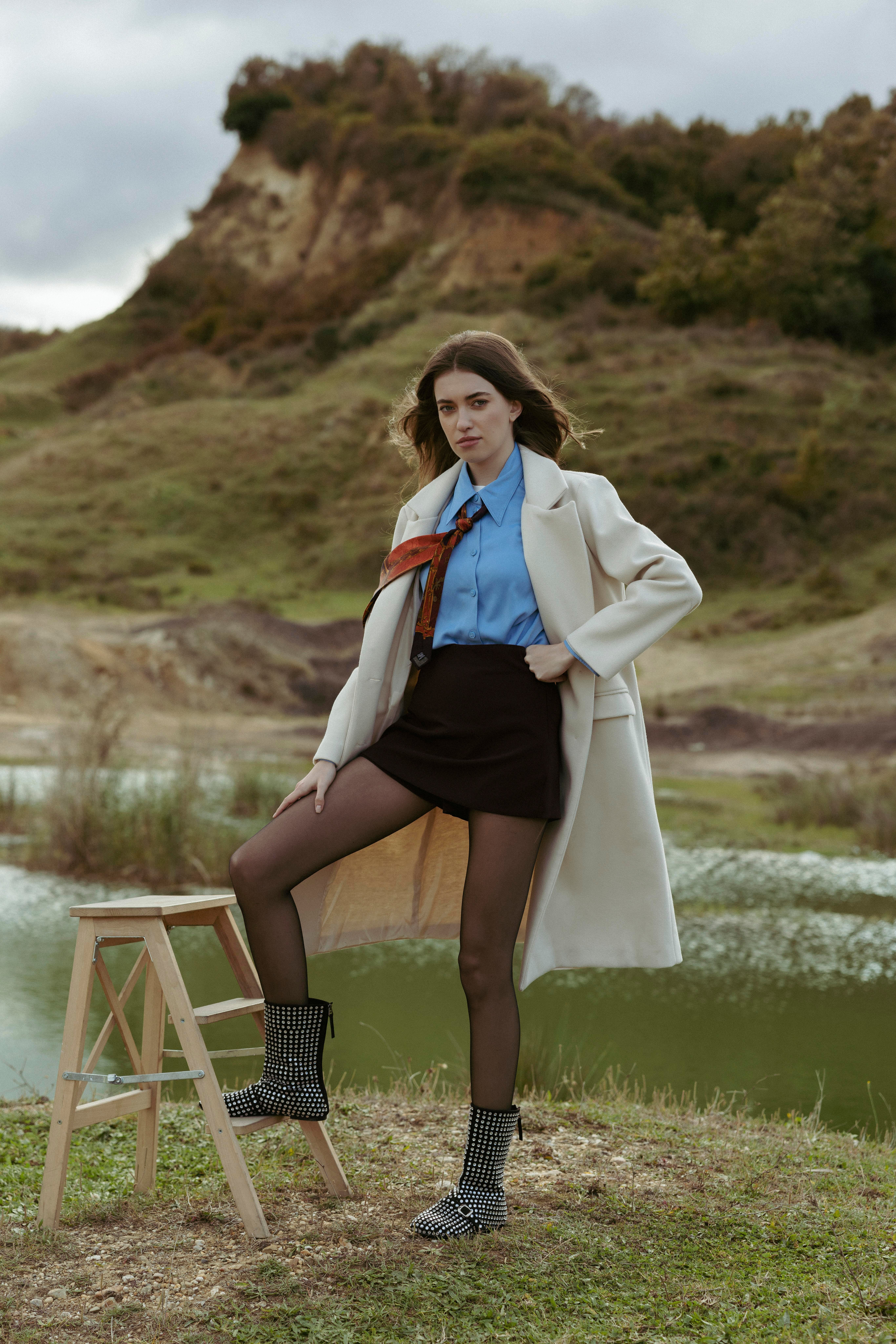 Shila Siyah Taşlı Fermuarlı Bot 