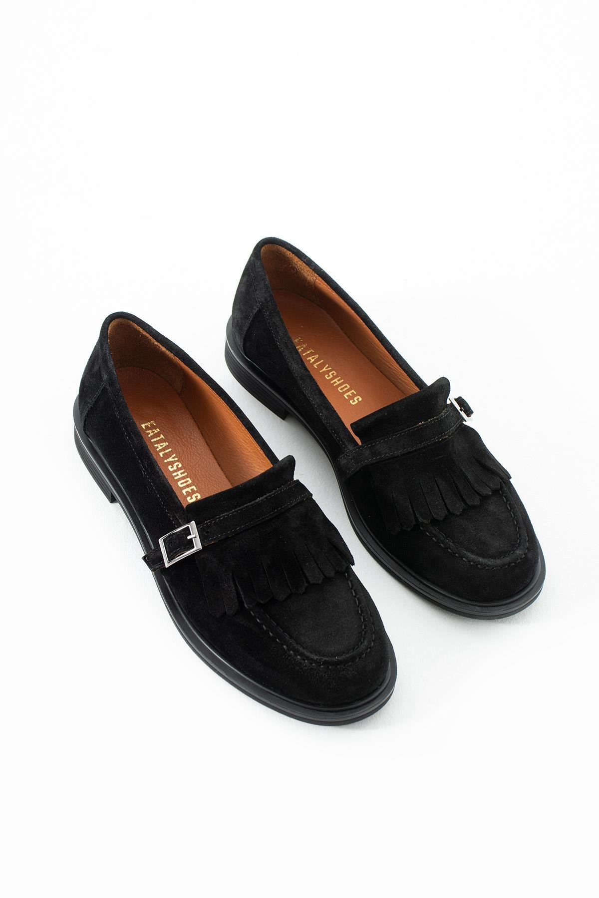 SILENT SİYAH CLASSIC KADIN OXFORD LOAFER