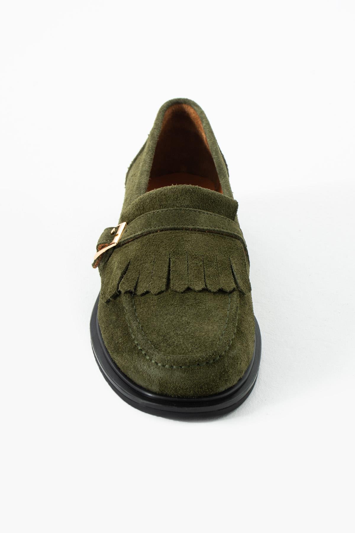 SILENT Yeşil CLASSIC KADIN OXFORD LOAFER