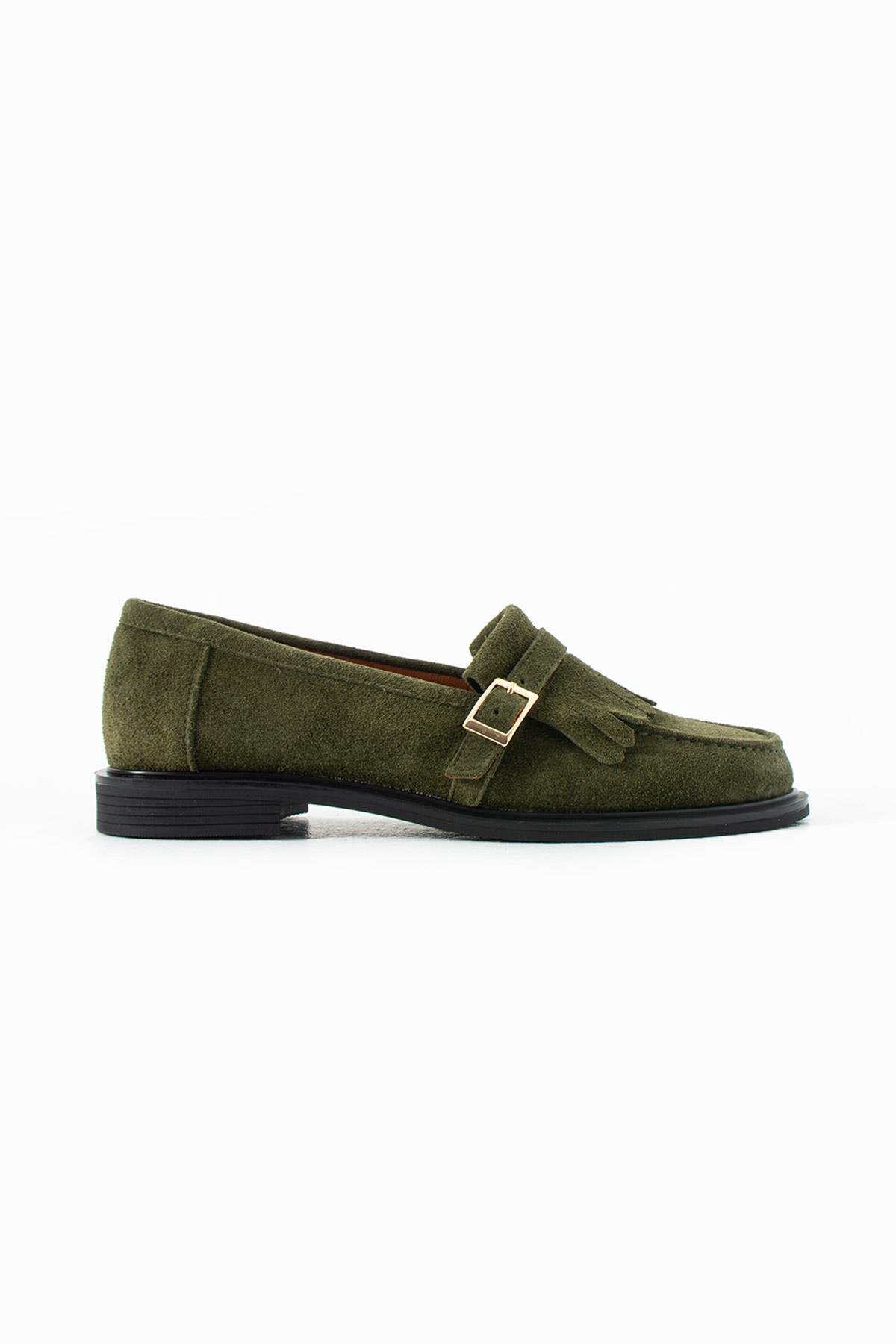 SILENT Yeşil CLASSIC KADIN OXFORD LOAFER