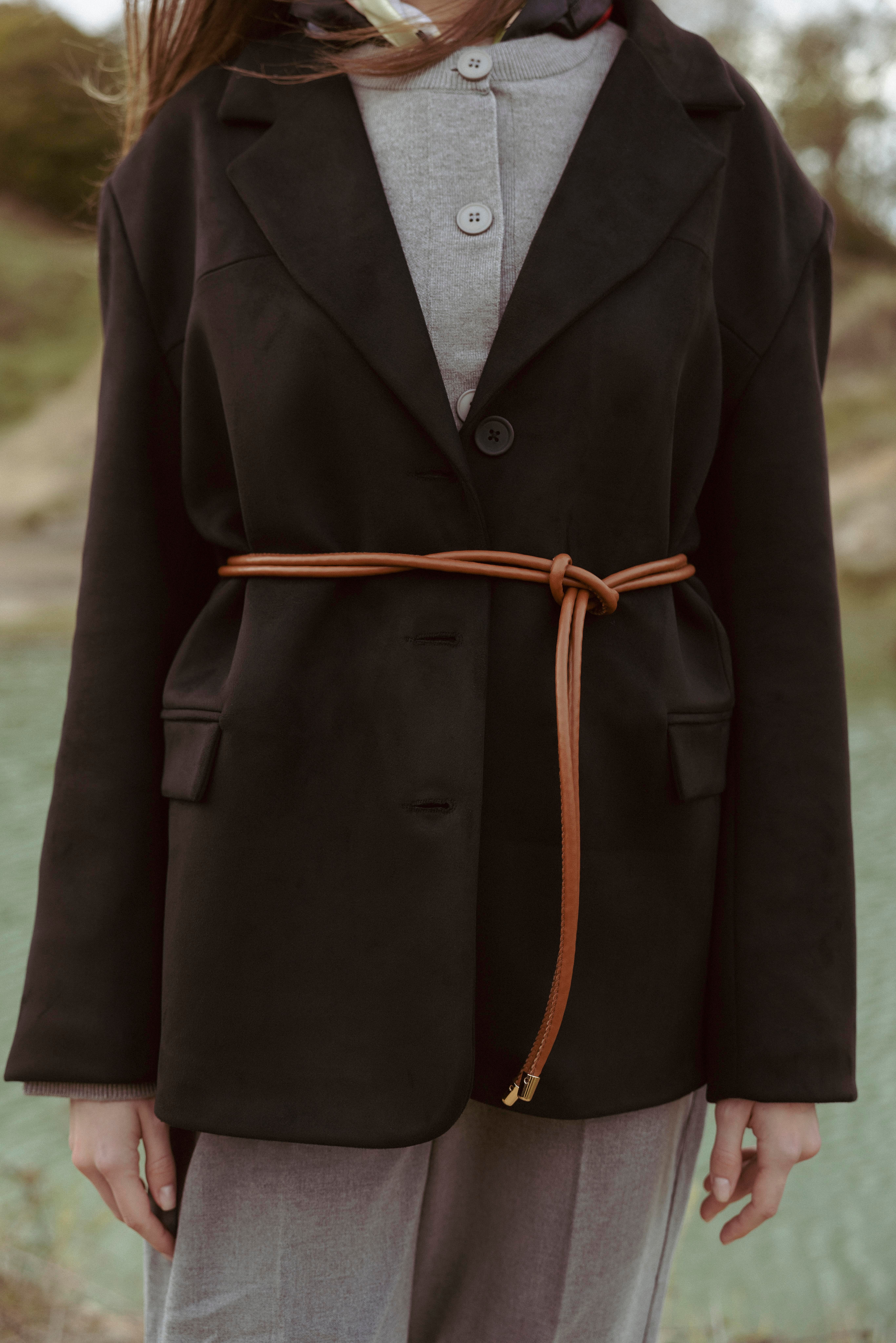 Traf Bej İp Model Kemer 