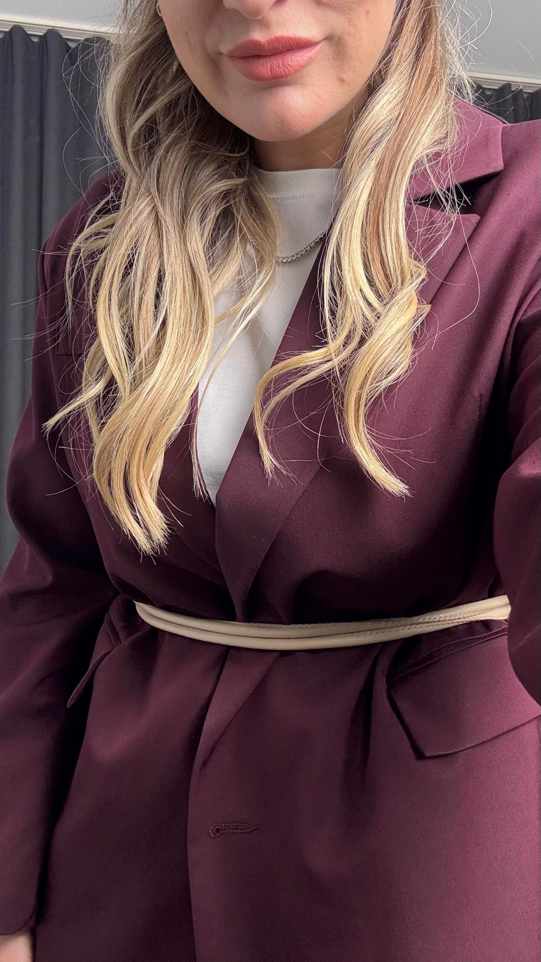 Traf Bej İp Model Kemer 