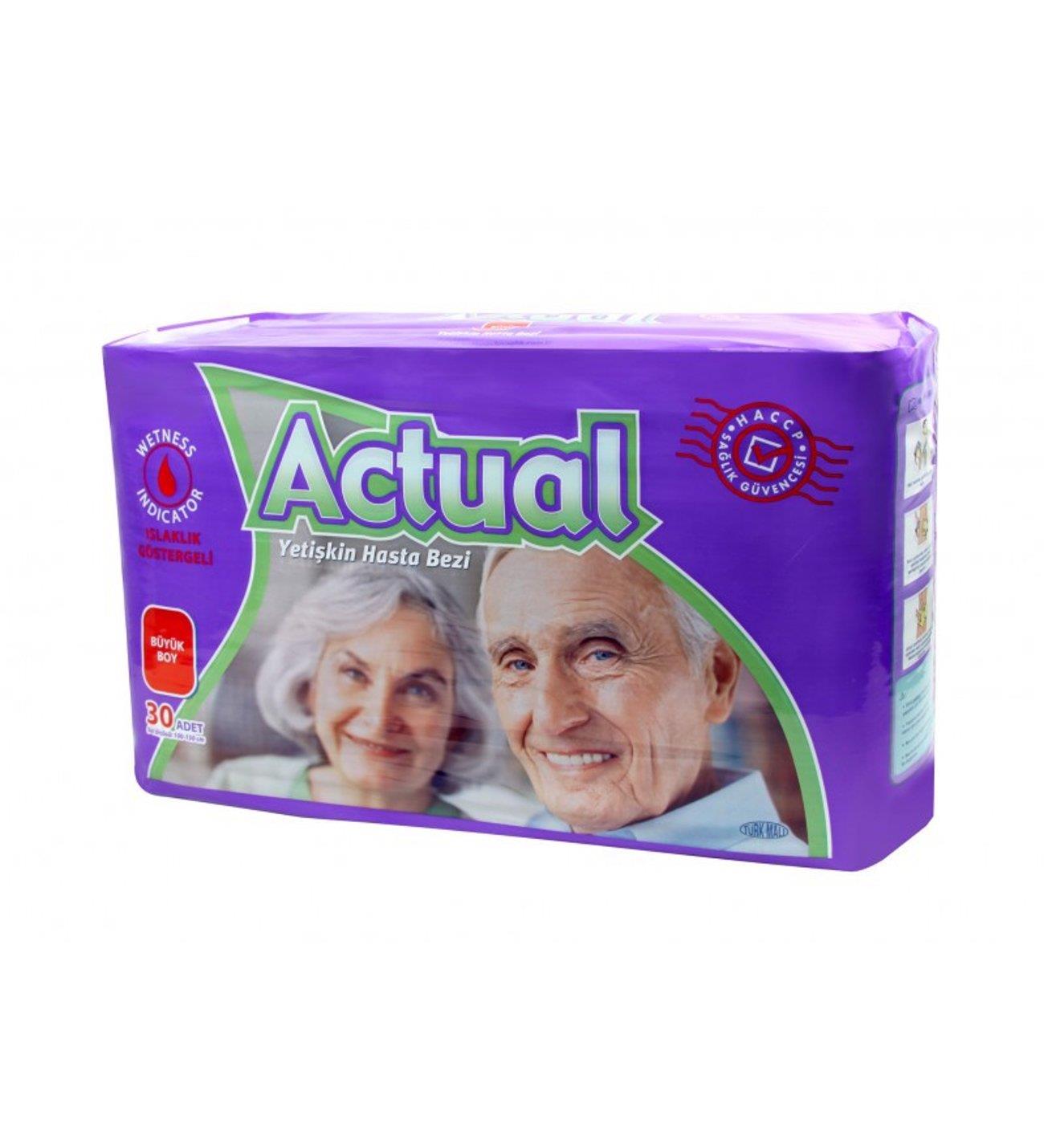 Actual  Bel Bantlı Hasta Bezi 30'lu Large 