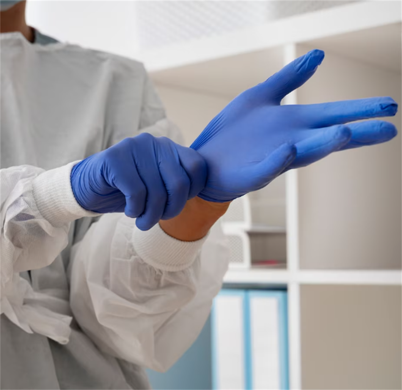 Compaq Glove Nitril Pudrasız Muayene Eldiveni Small