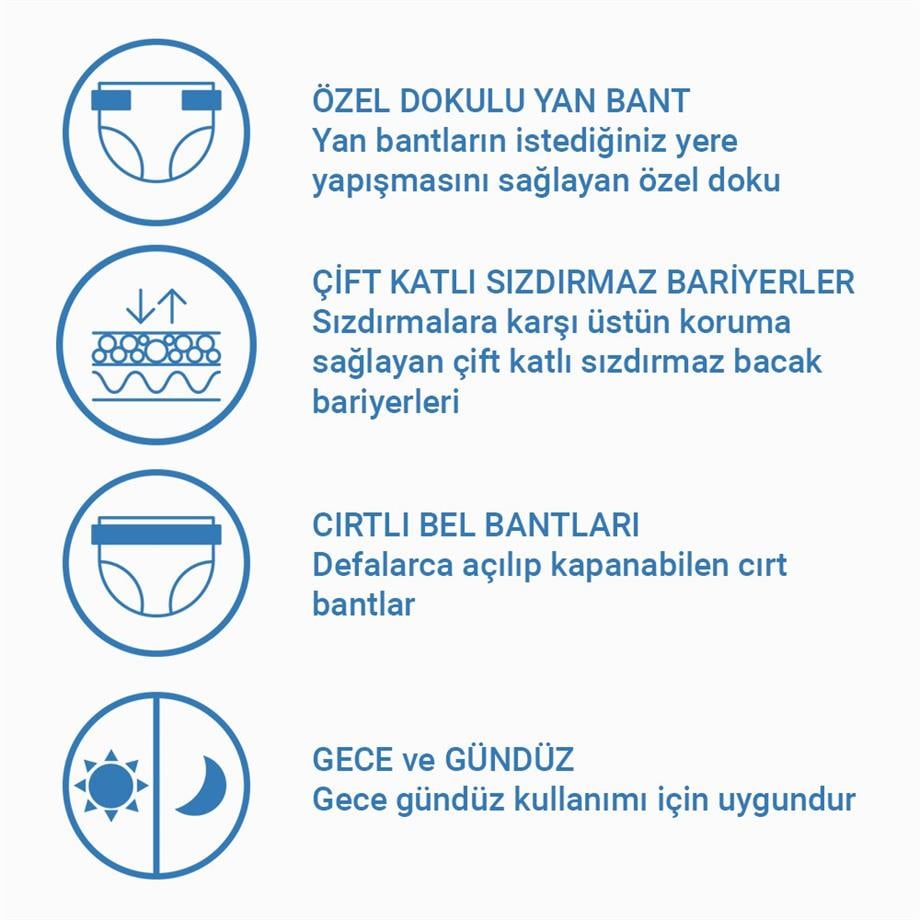 Jender Tekstil Bel Bantlı Hasta Bezi 30'lu Medıum