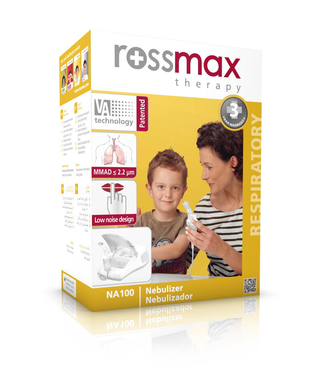 Rossmax Kompresörlü Nebülizatör NA 100