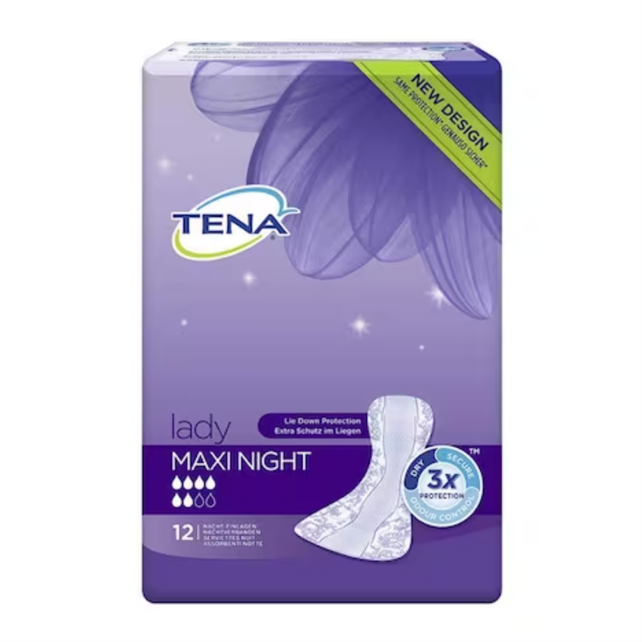 Tena Lady Maxi Night  Mesane Pedi 6 Damla