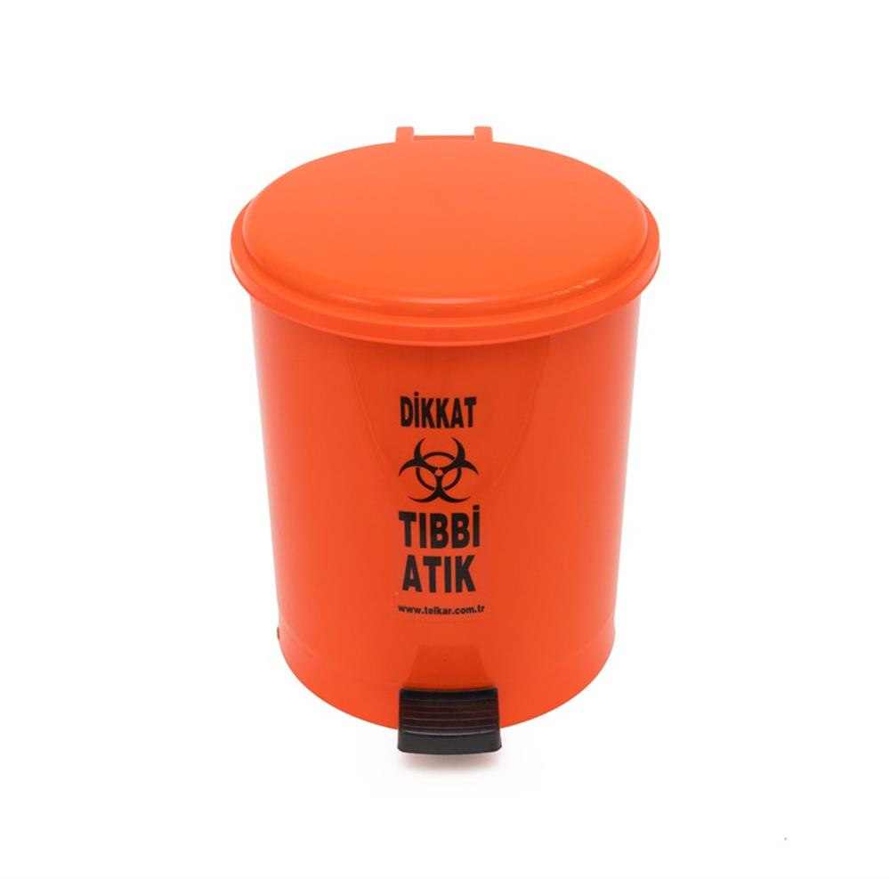 Tıbbi Atık Kutusu (Kovası) 10 LT Pedallı 