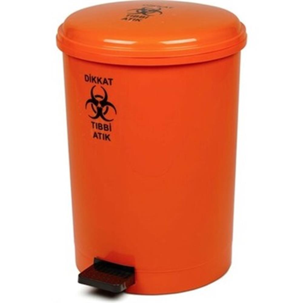 Tıbbi Atık Kutusu (Kovası) 40 LT Pedallı 