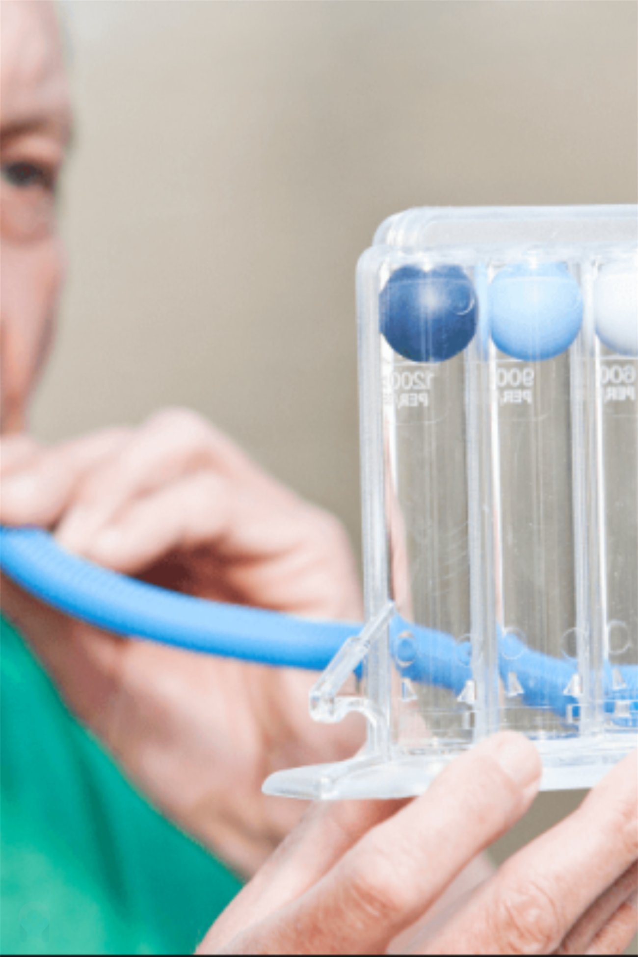 Triflo Solunum Egzersizi Cihazı