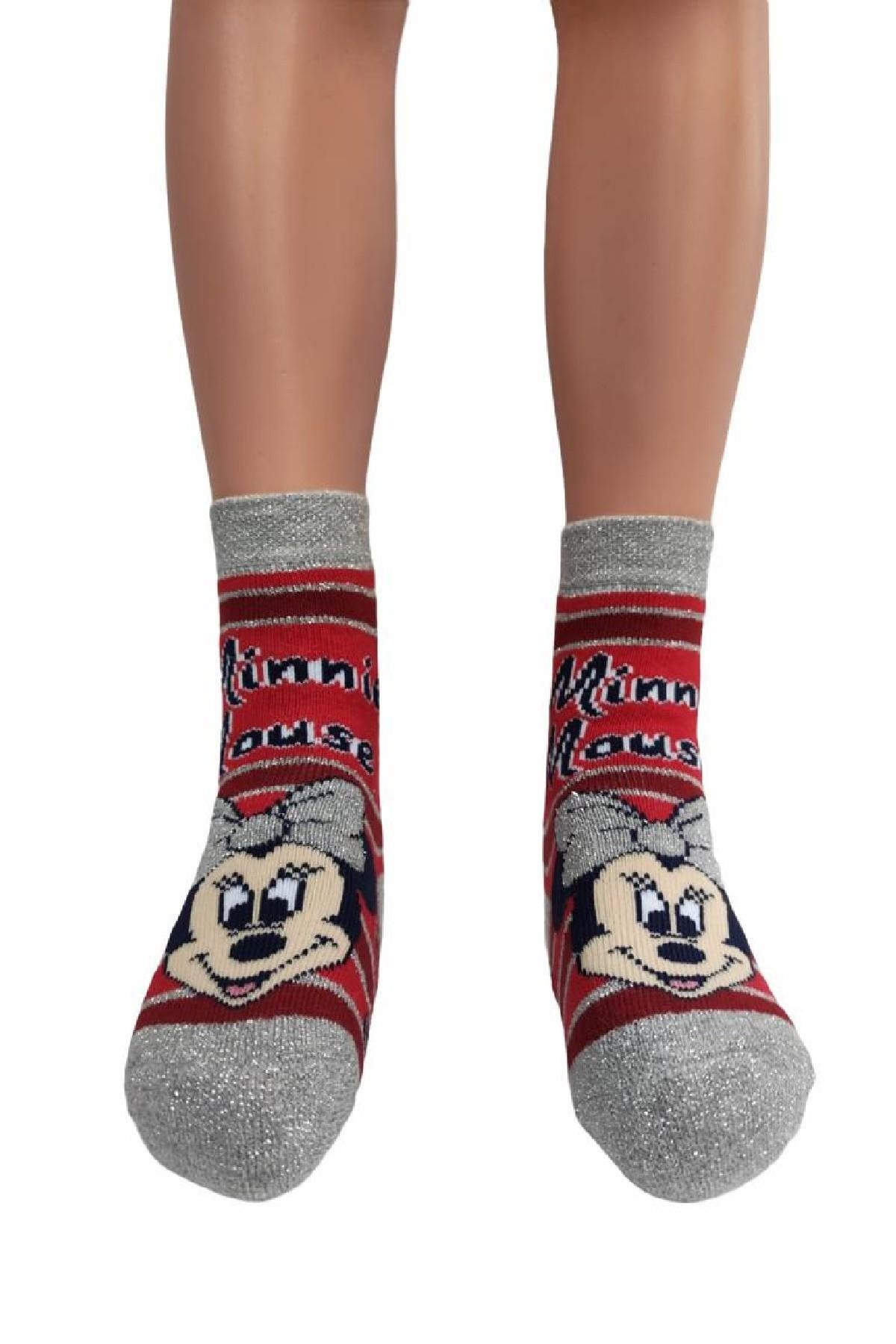 Minnie Mouse Kız Çocuk Çorabı