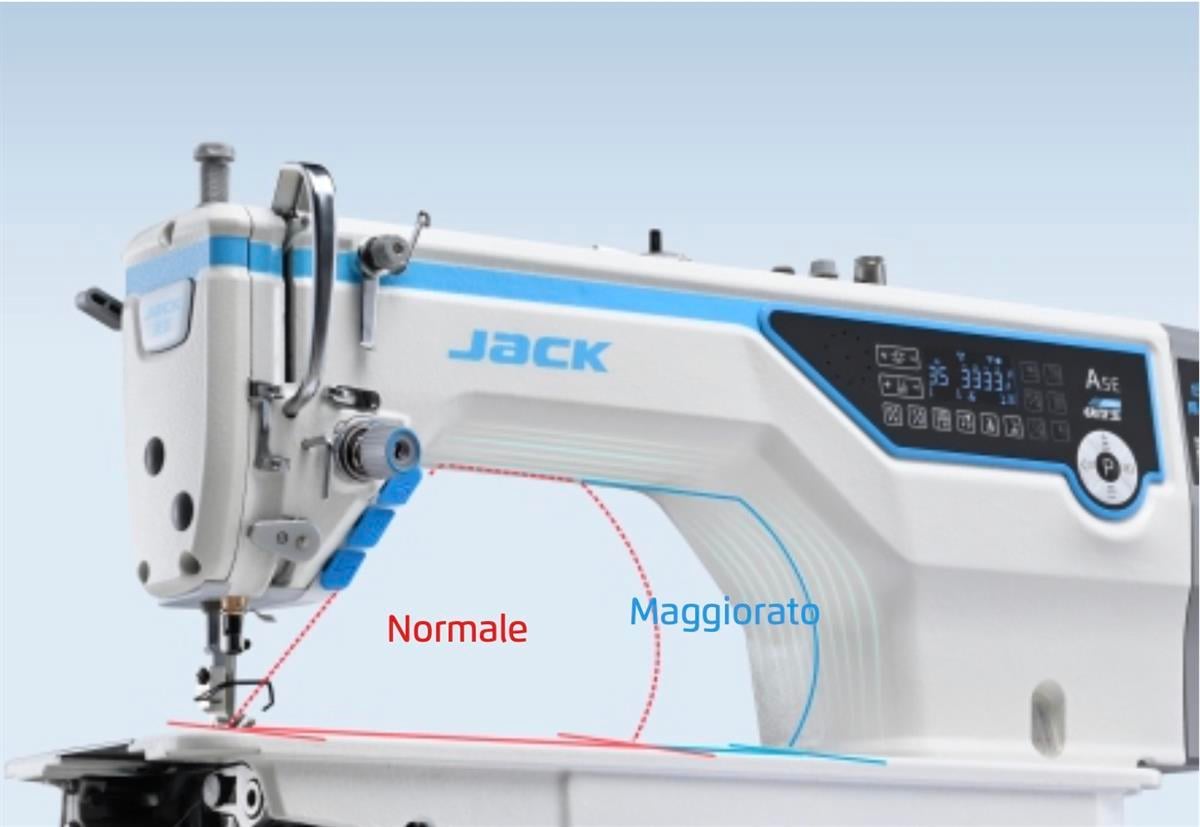 JACK A5E-Q Düz Makine Kısa İplik Kesicili Temiz Dikiş