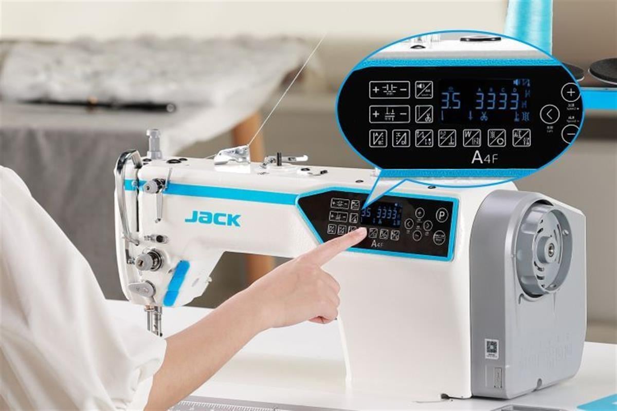 JACK A5E-Q Düz Makine Kısa İplik Kesicili Temiz Dikiş