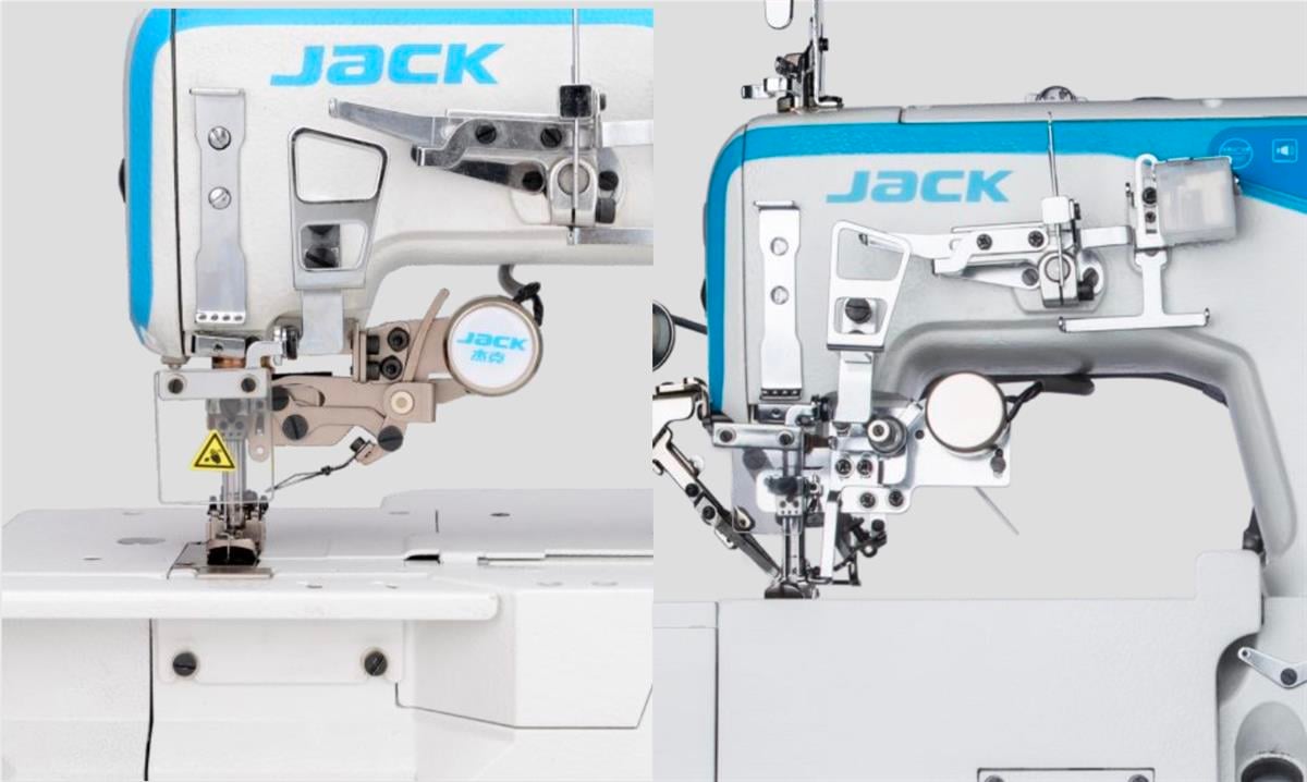 JACKJK-W4-UTL-01GBX356 Etek Reçme Makinesi İplik Kesicili
