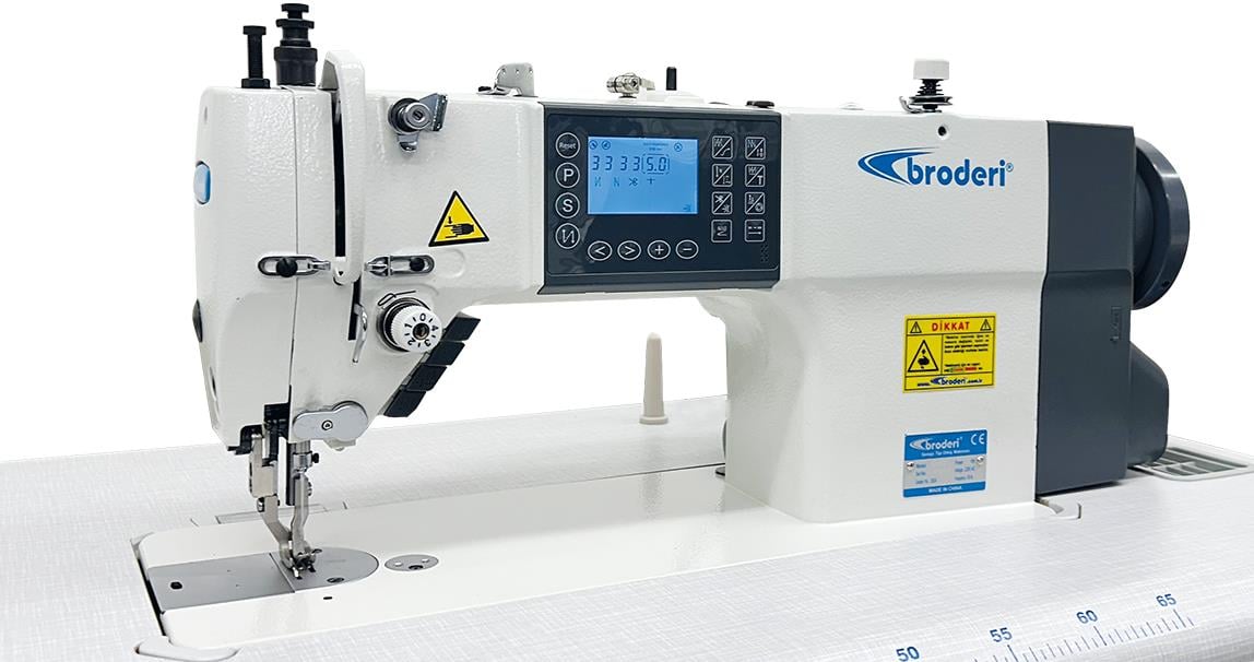 Broderi BD-333GT Otomatik Ayak Transportlu Büyük Mekik Deri Makinası