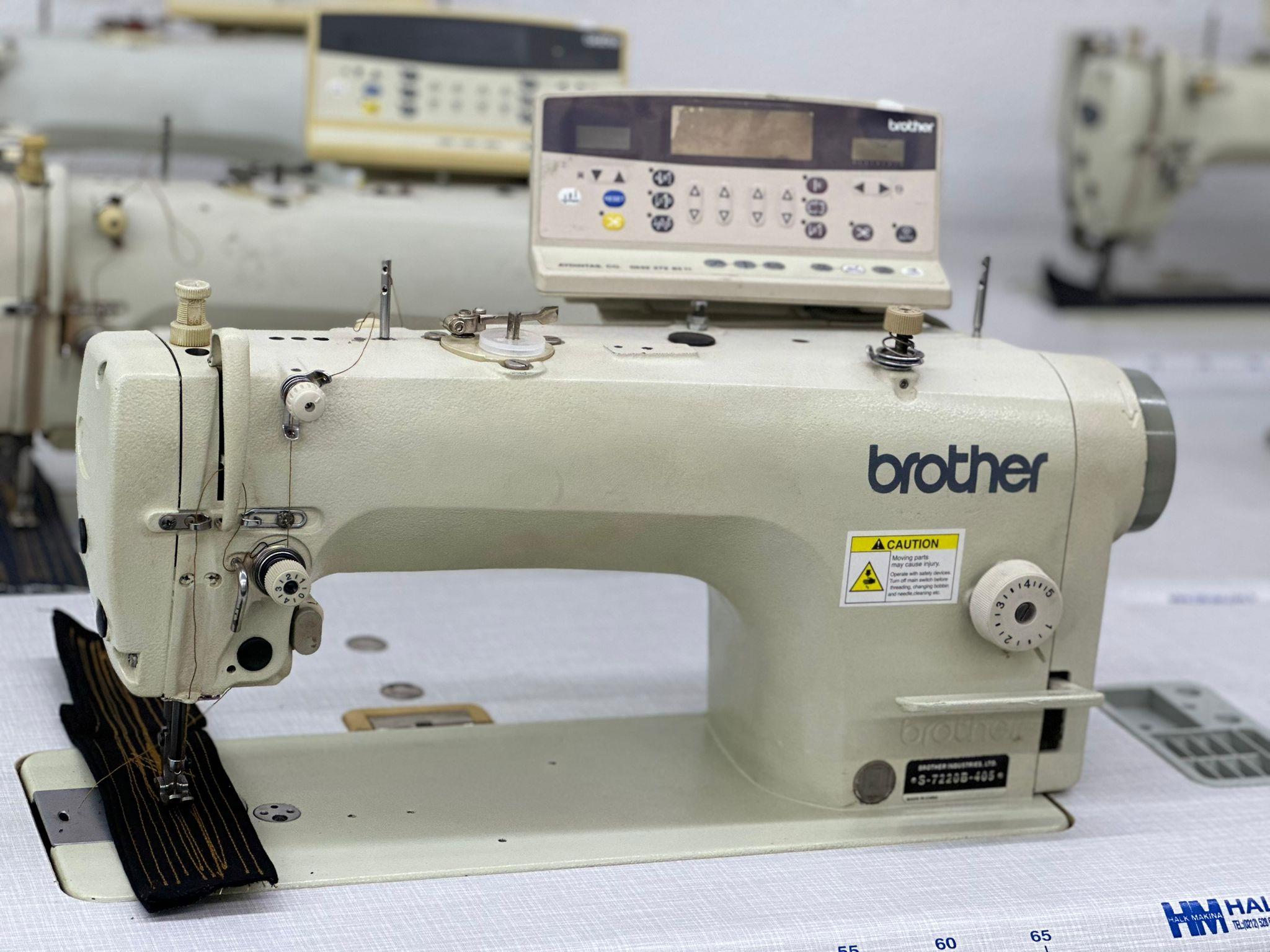 BROTHER İkinci el 7220B Otomatik Yürüyen İğne Düz Dikiş Makinası