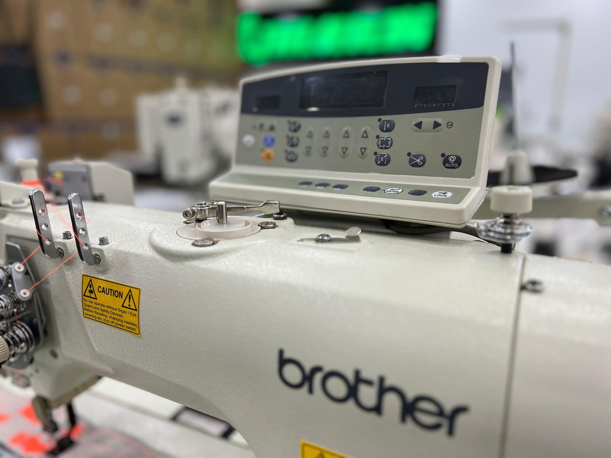 BROTHER İkinci el T-8420B Otomatik İptalsiz Küçük Mekik Çiftiğne Dikiş Makinası