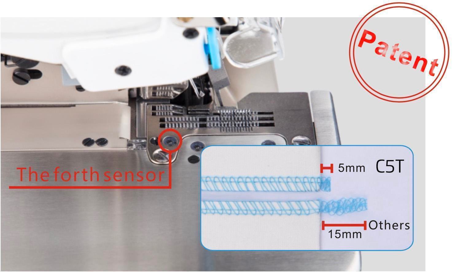 JACK C6-4-M03/333/X 4 İplik Akıllı Overlok Makinesi