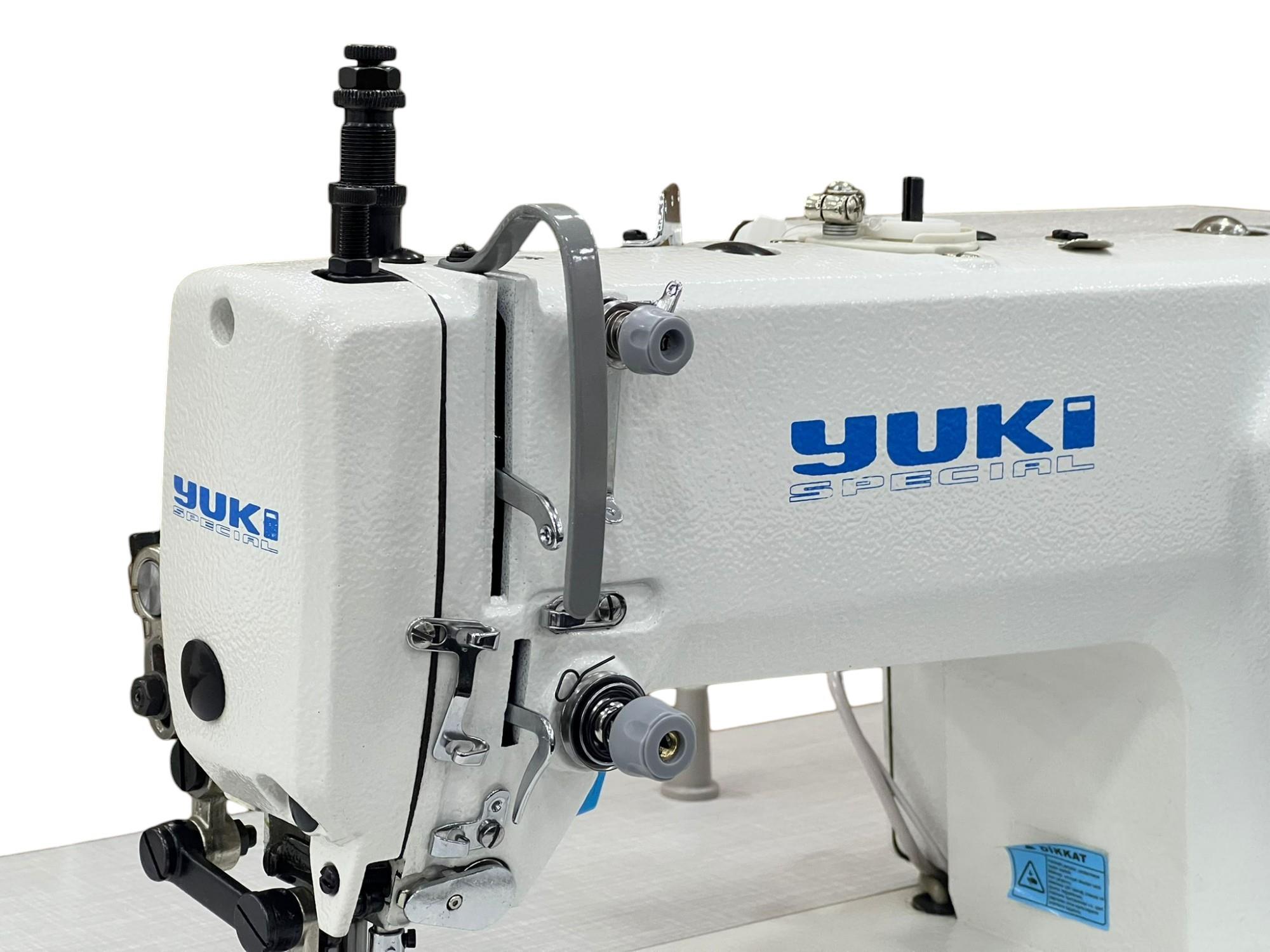 YUKİ YK-0303S8-H Çift Papuç Tek İğne Makine İplik Kesicili 12mm